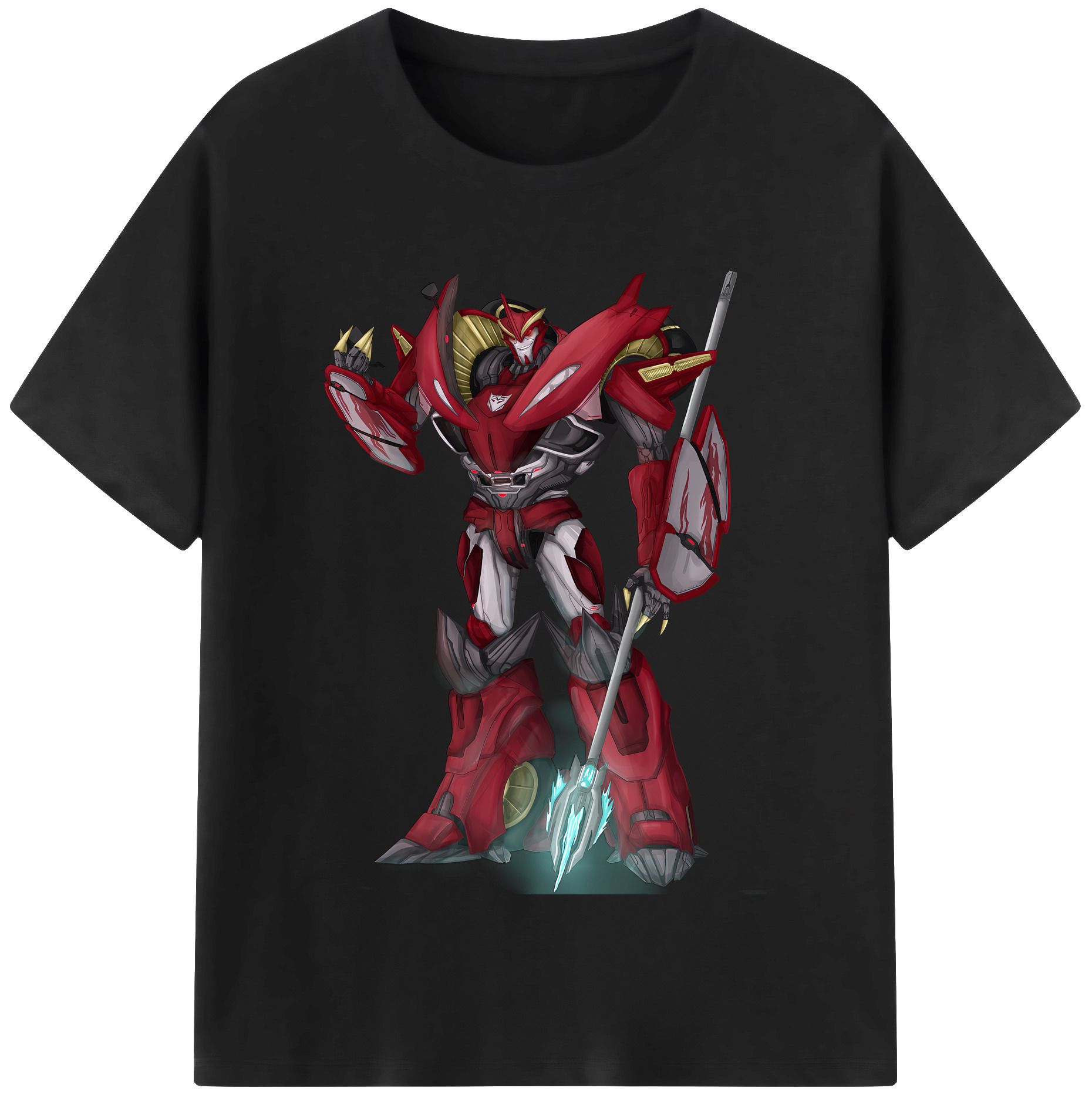 （画像用） Transformers トランスフォーマー 綿100％半袖Tシャツ（フロントプリント）