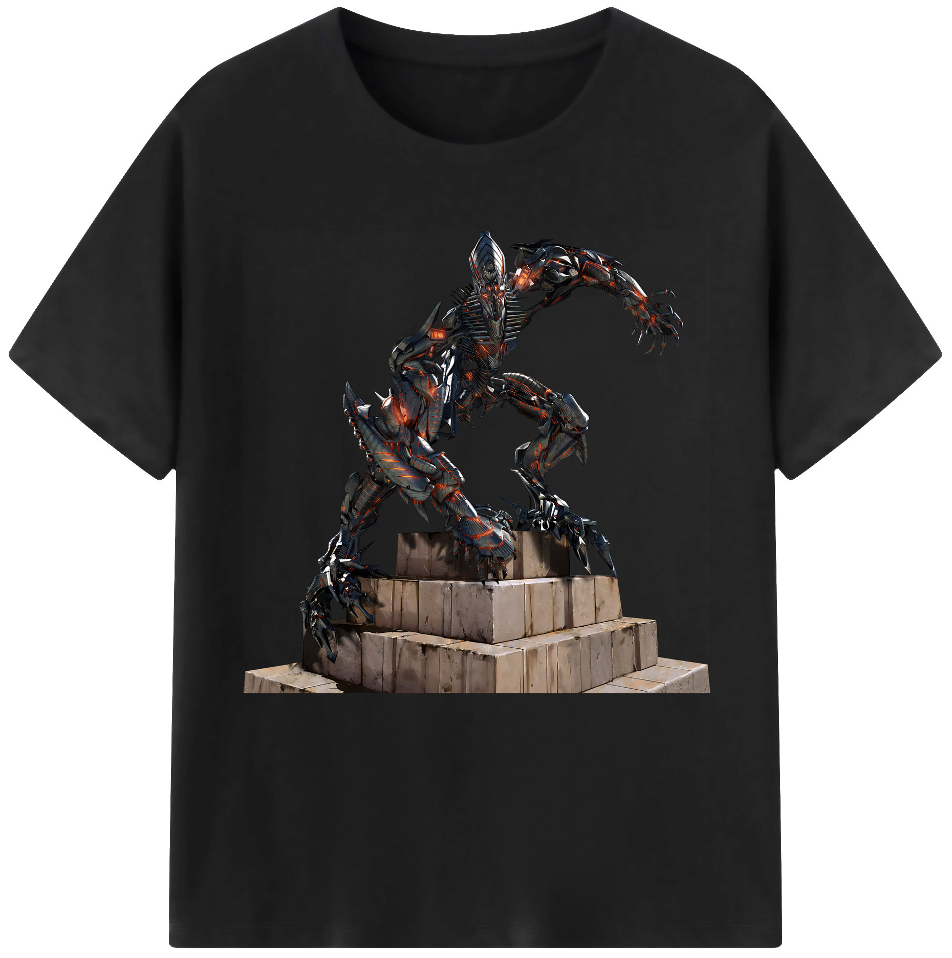 （画像用） Transformers トランスフォーマー 綿100％半袖Tシャツ（フロントプリント）