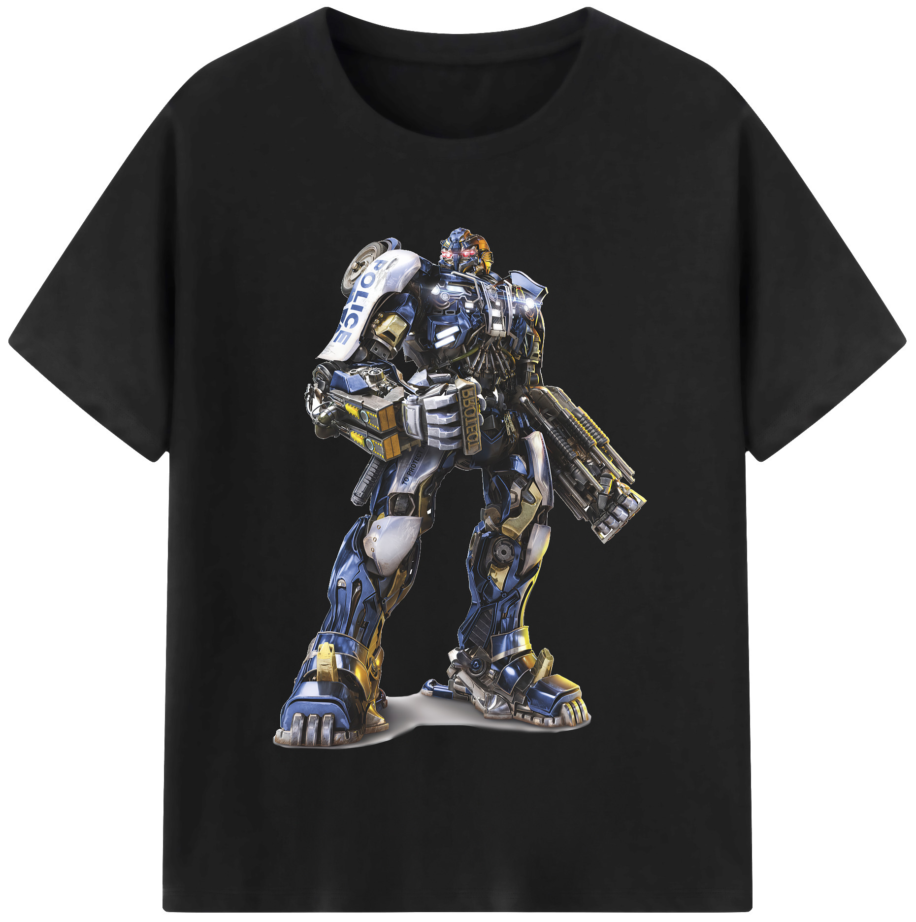 （画像用） Transformers トランスフォーマー 綿100％半袖Tシャツ（フロントプリント）