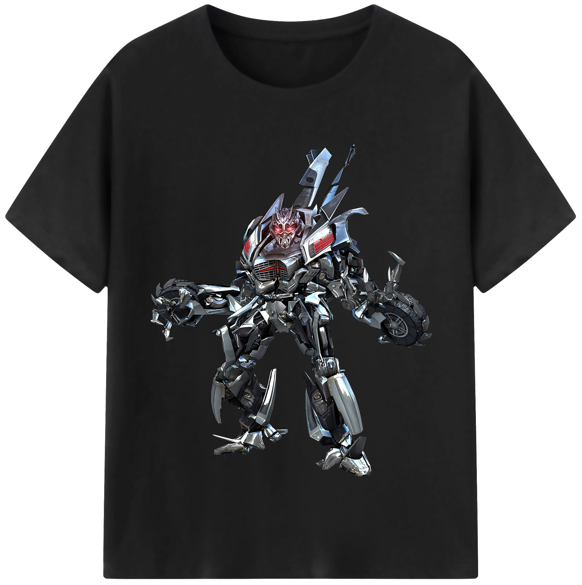 （画像用） Transformers トランスフォーマー 綿100％半袖Tシャツ（フロントプリント）