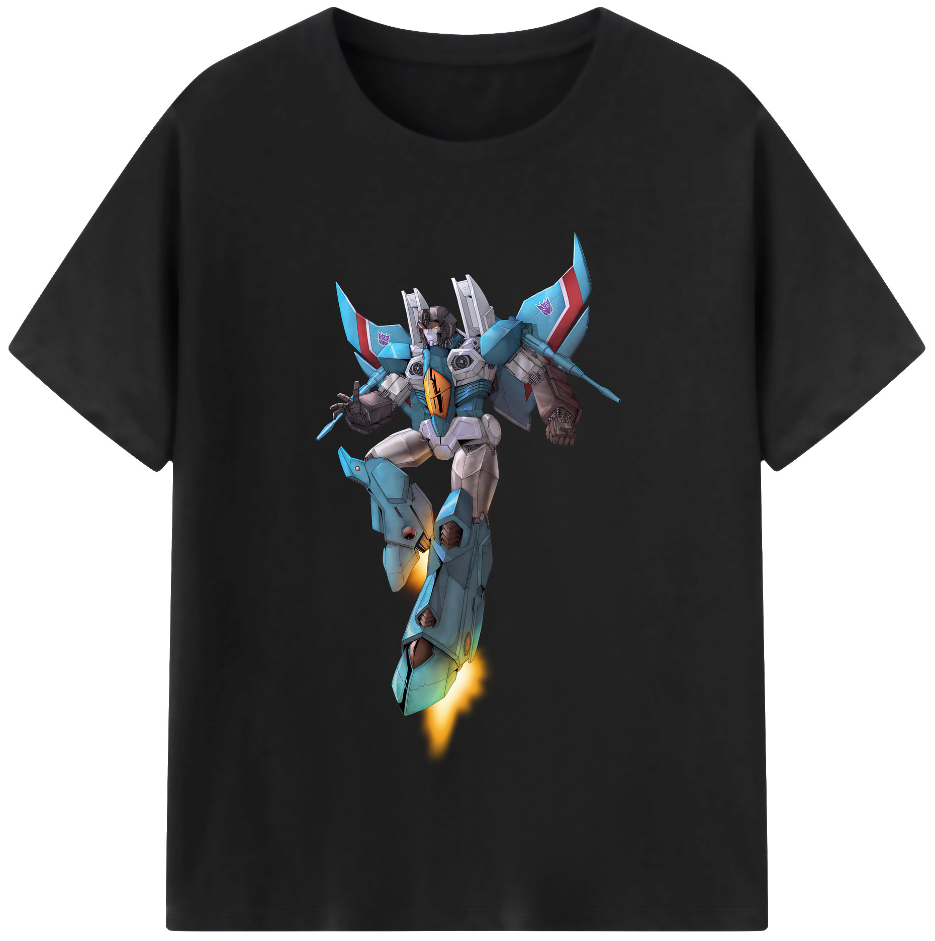 （画像用） Transformers トランスフォーマー 綿100％半袖Tシャツ（フロントプリント）