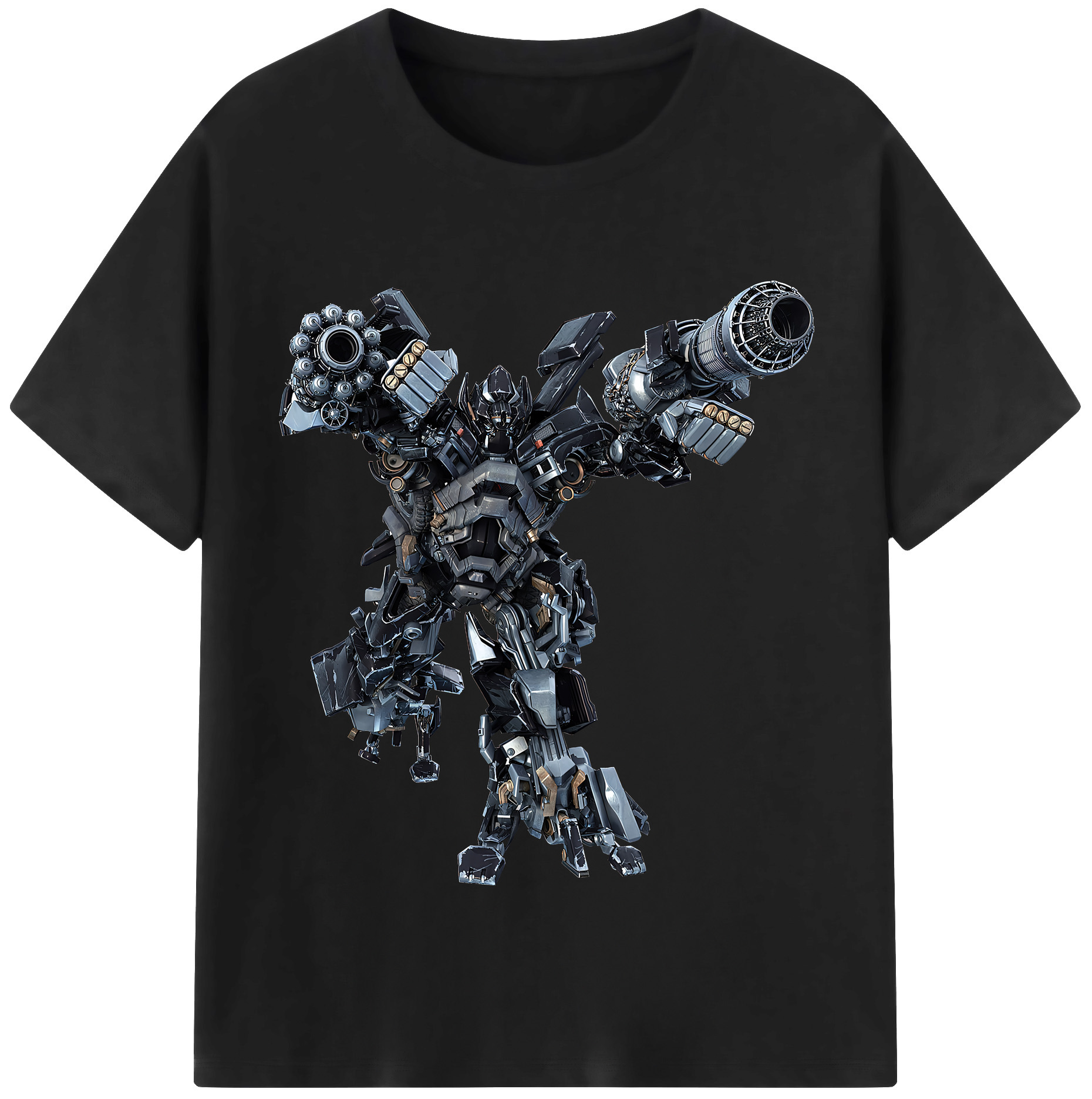 （画像用） Transformers トランスフォーマー 綿100％半袖Tシャツ（フロントプリント）