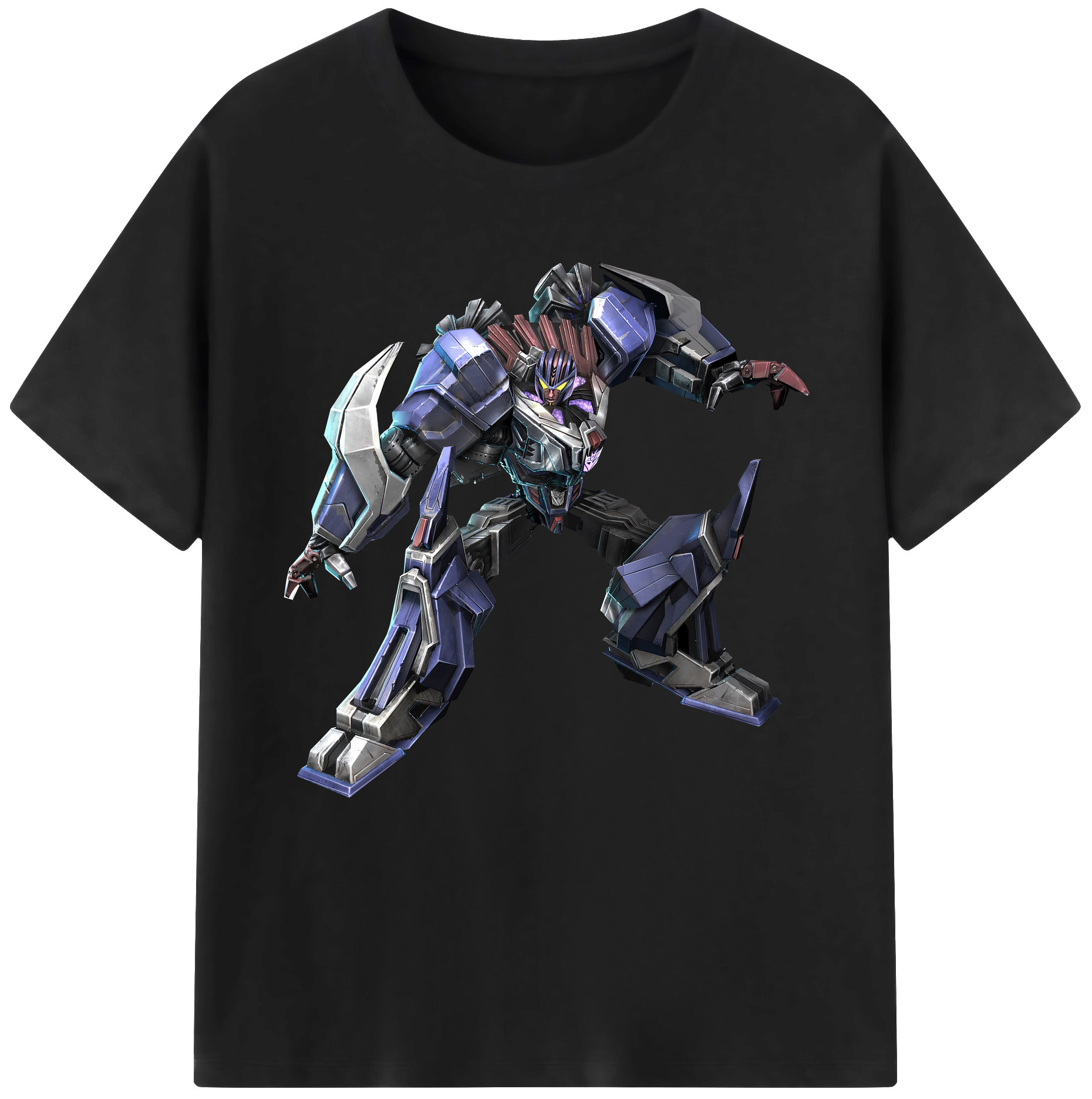 （画像用） Transformers トランスフォーマー 綿100％半袖Tシャツ（フロントプリント）