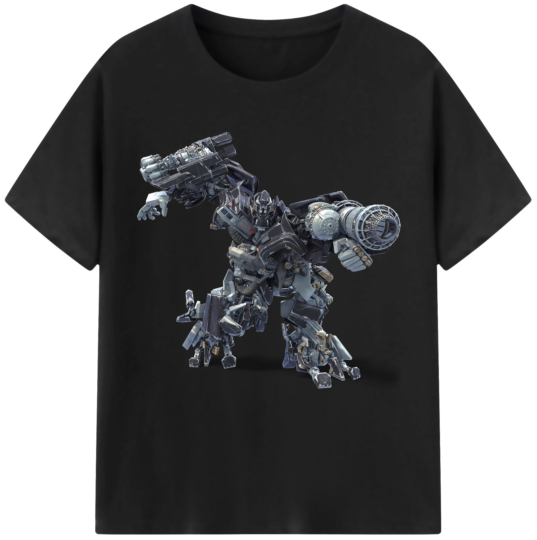 （画像用） Transformers トランスフォーマー 綿100％半袖Tシャツ（フロントプリント）