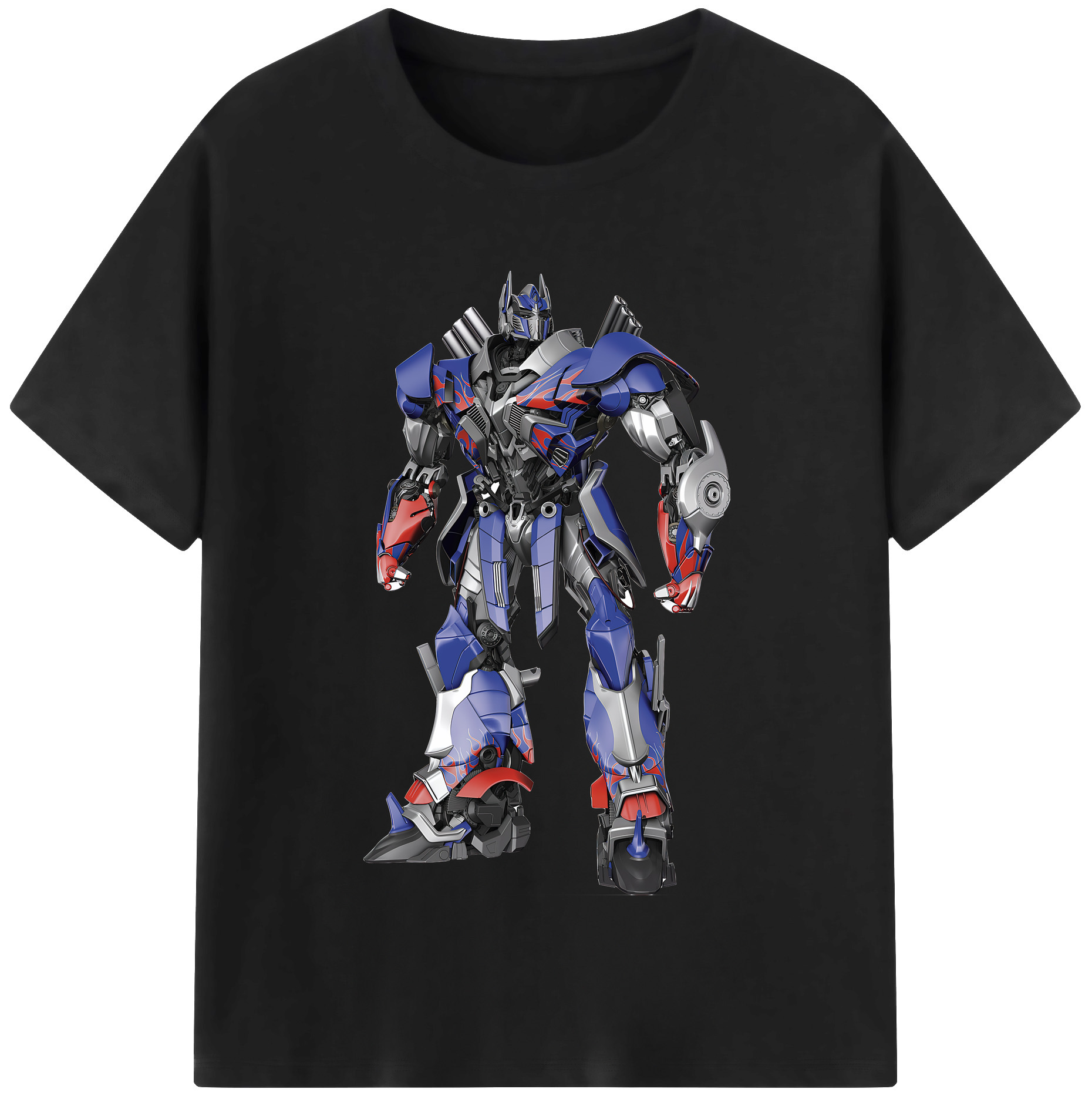 （画像用） Transformers トランスフォーマー 綿100％半袖Tシャツ（フロントプリント）