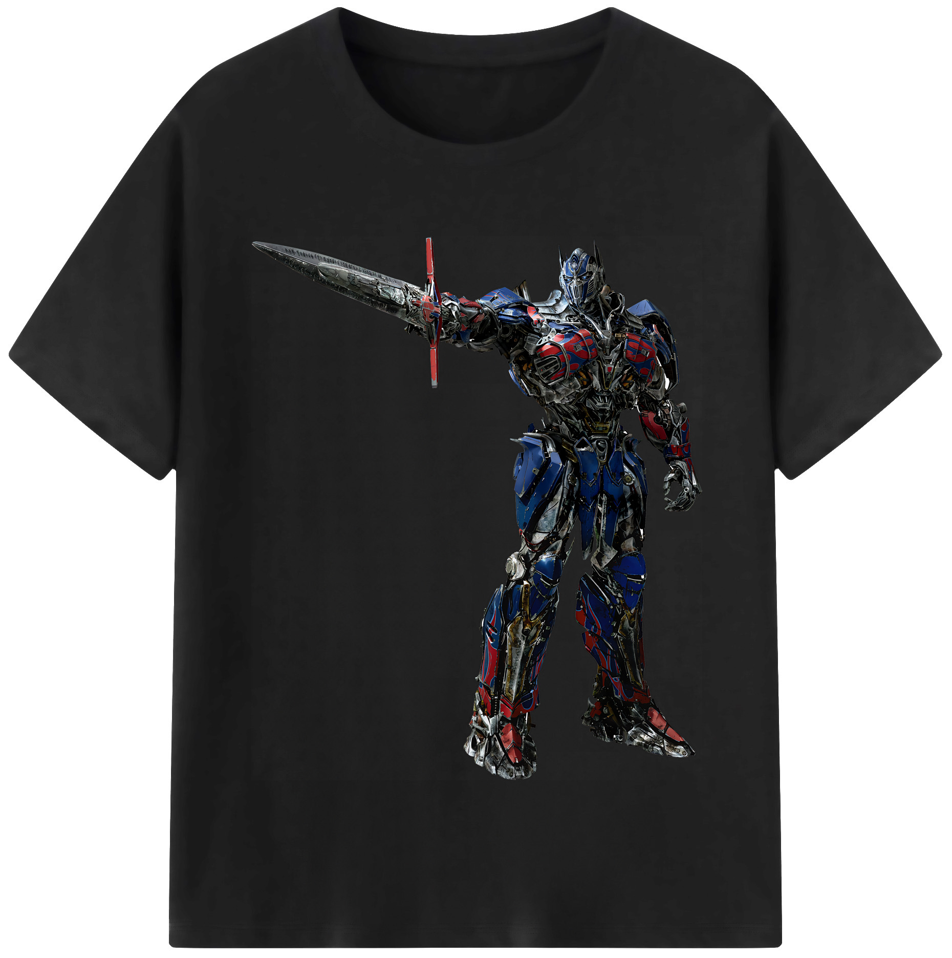 （画像用） Transformers トランスフォーマー 綿100％半袖Tシャツ（フロントプリント）
