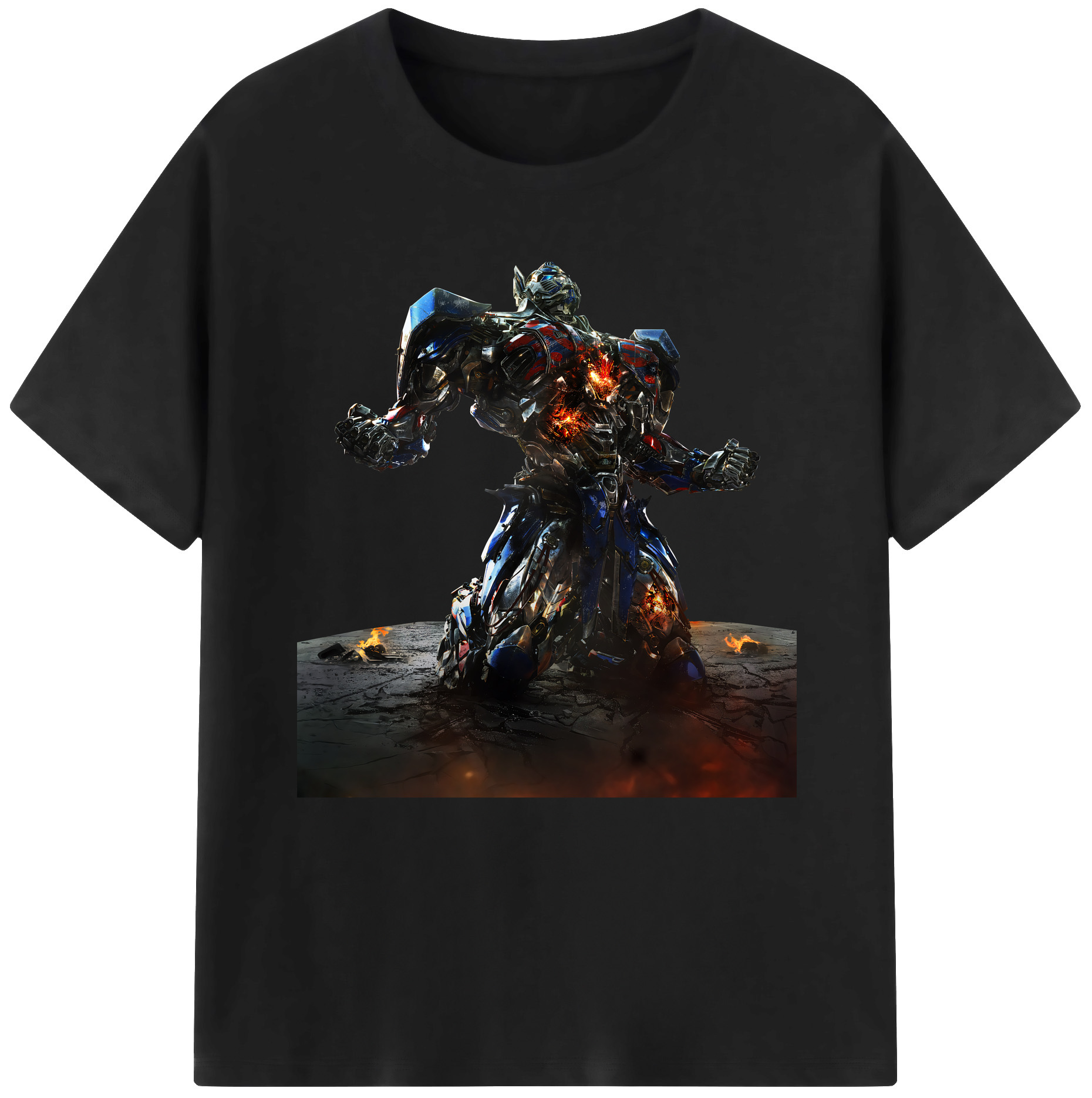 （画像用） Transformers トランスフォーマー 綿100％半袖Tシャツ（フロントプリント）