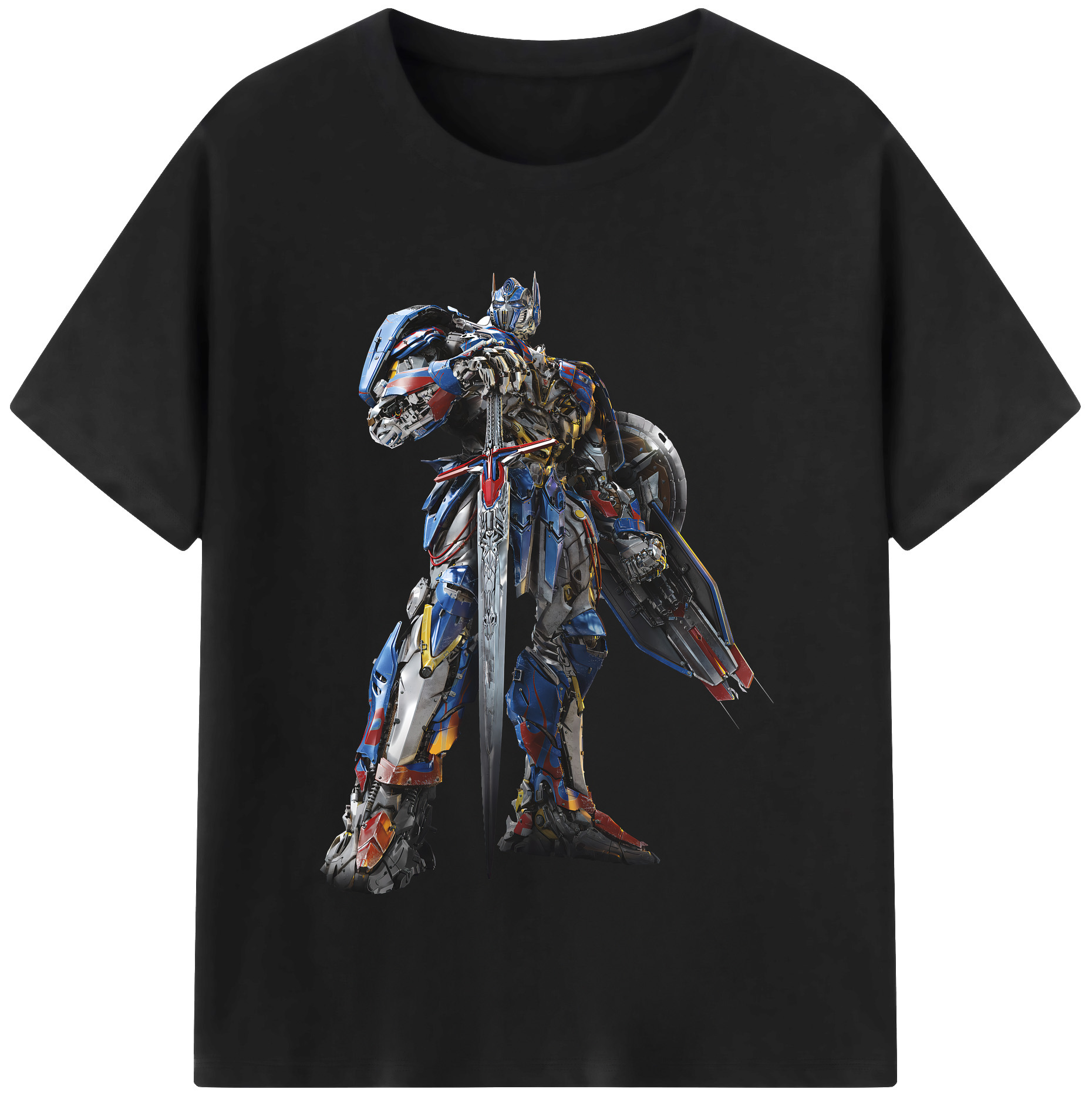 （画像用） Transformers トランスフォーマー 綿100％半袖Tシャツ（フロントプリント）