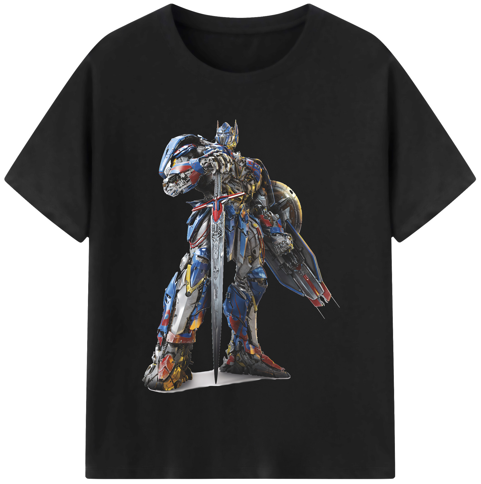 （画像用） Transformers トランスフォーマー 綿100％半袖Tシャツ（フロントプリント）