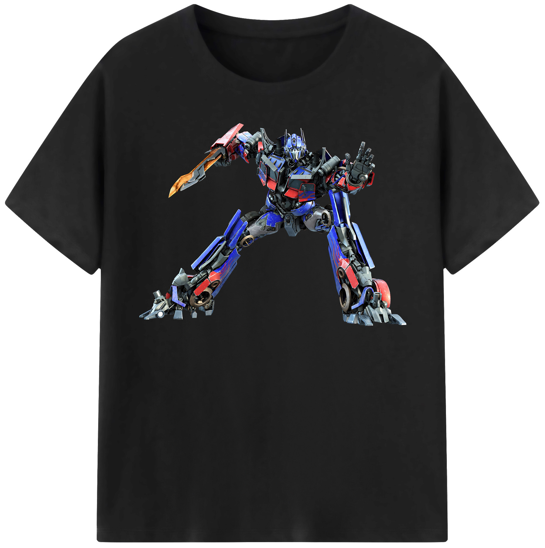 （画像用） Transformers トランスフォーマー 綿100％半袖Tシャツ（フロントプリント）