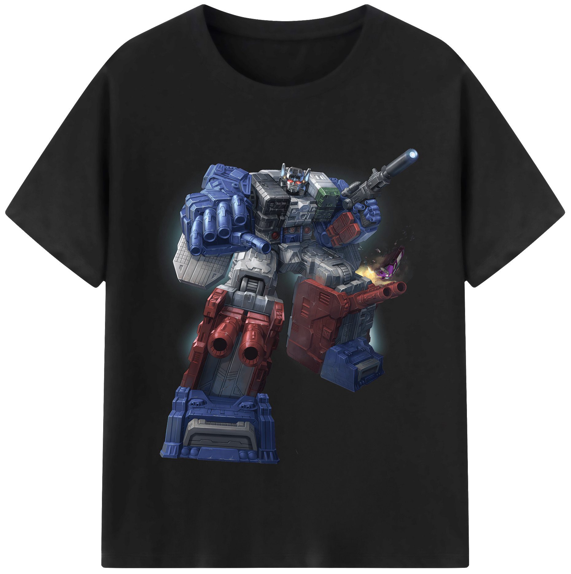（画像用） Transformers トランスフォーマー 綿100％半袖Tシャツ（フロントプリント）