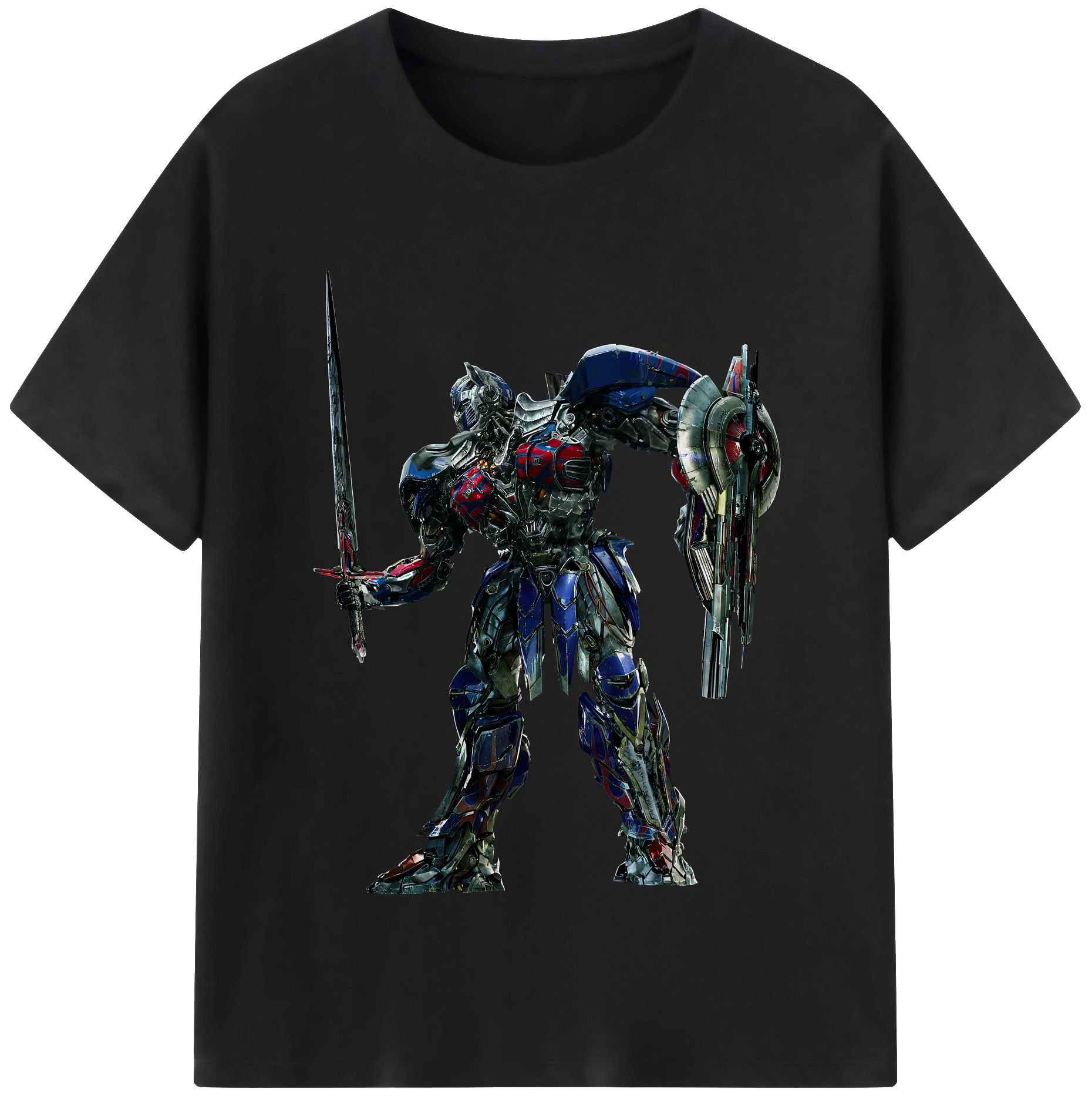 （画像用） Transformers トランスフォーマー 綿100％半袖Tシャツ（フロントプリント）