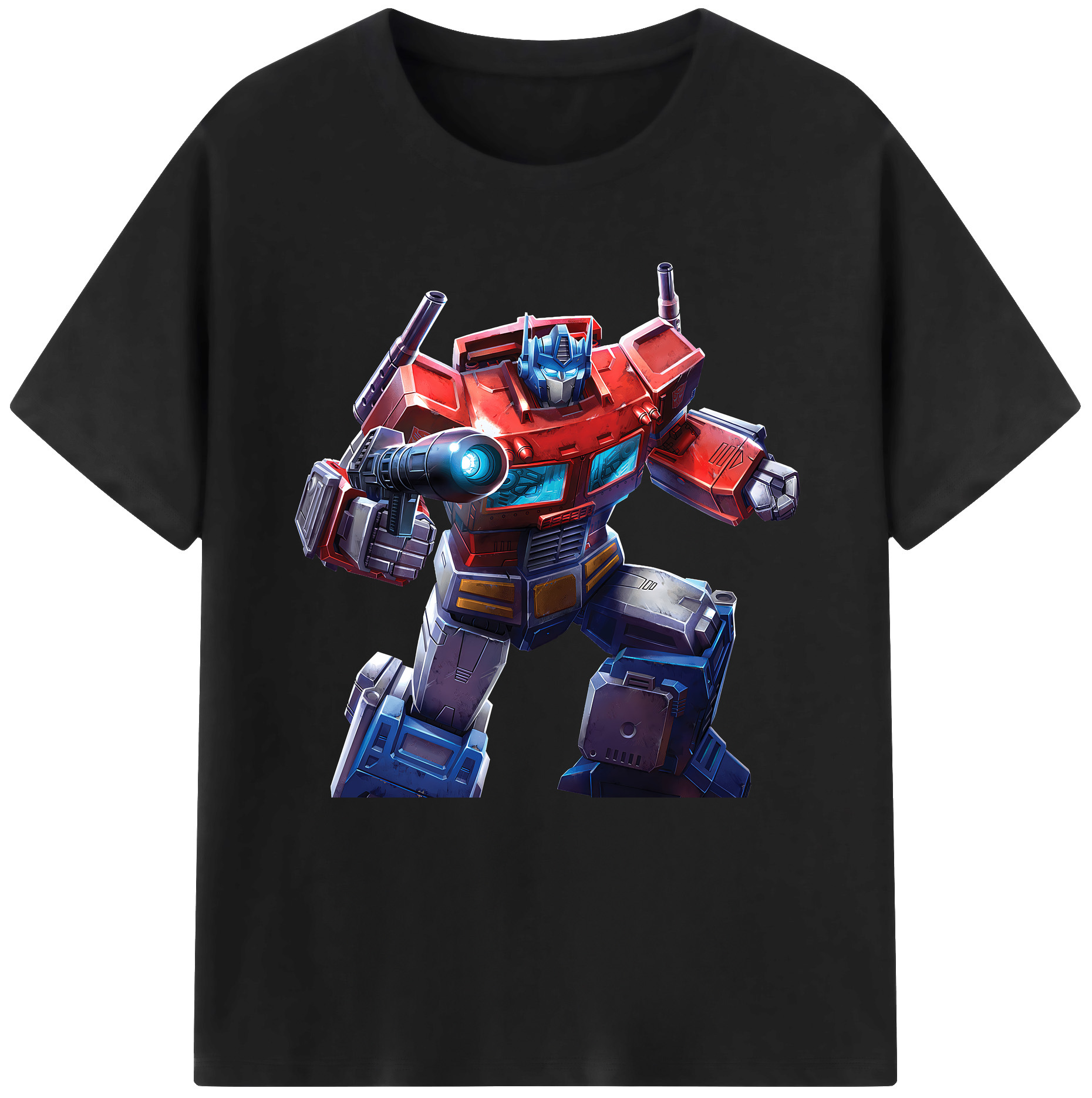 （画像用） Transformers トランスフォーマー 綿100％半袖Tシャツ（フロントプリント）