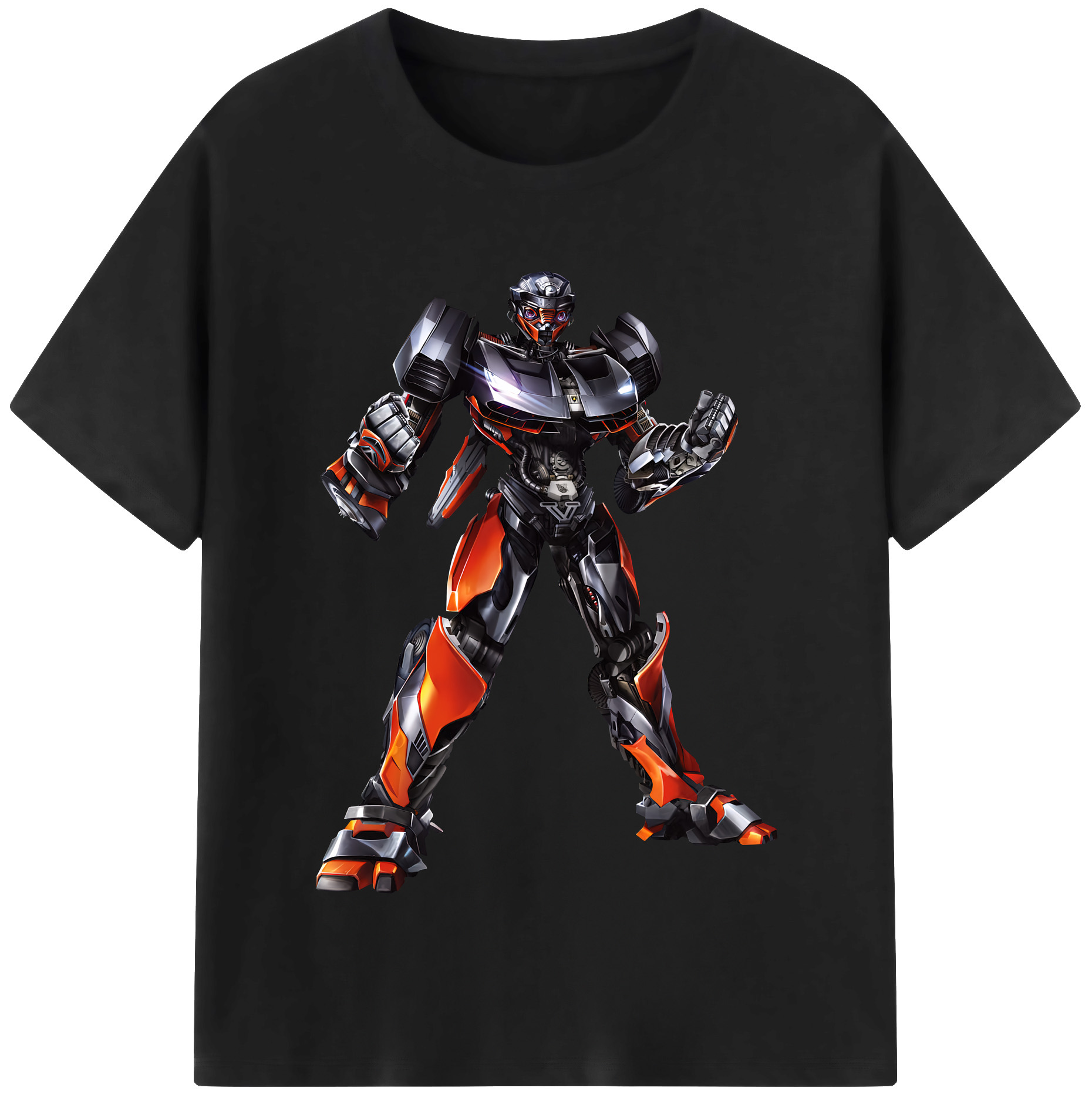 （画像用） Transformers トランスフォーマー 綿100％半袖Tシャツ（フロントプリント）
