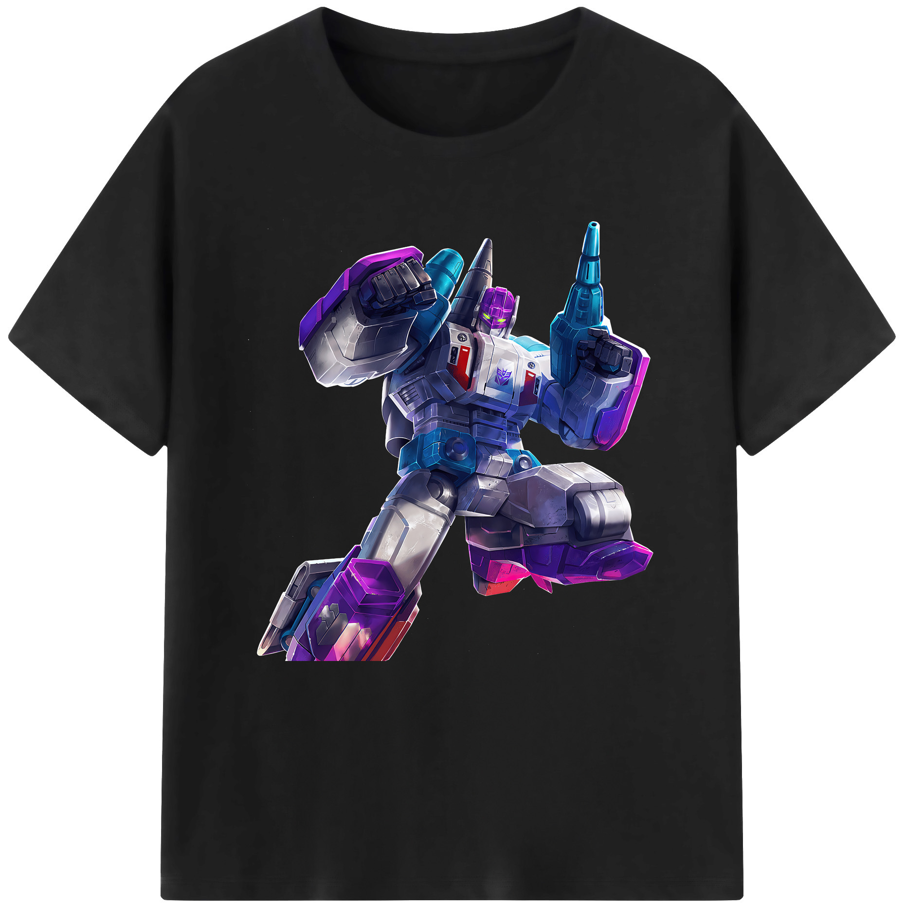 （画像用） Transformers トランスフォーマー 綿100％半袖Tシャツ（フロントプリント）
