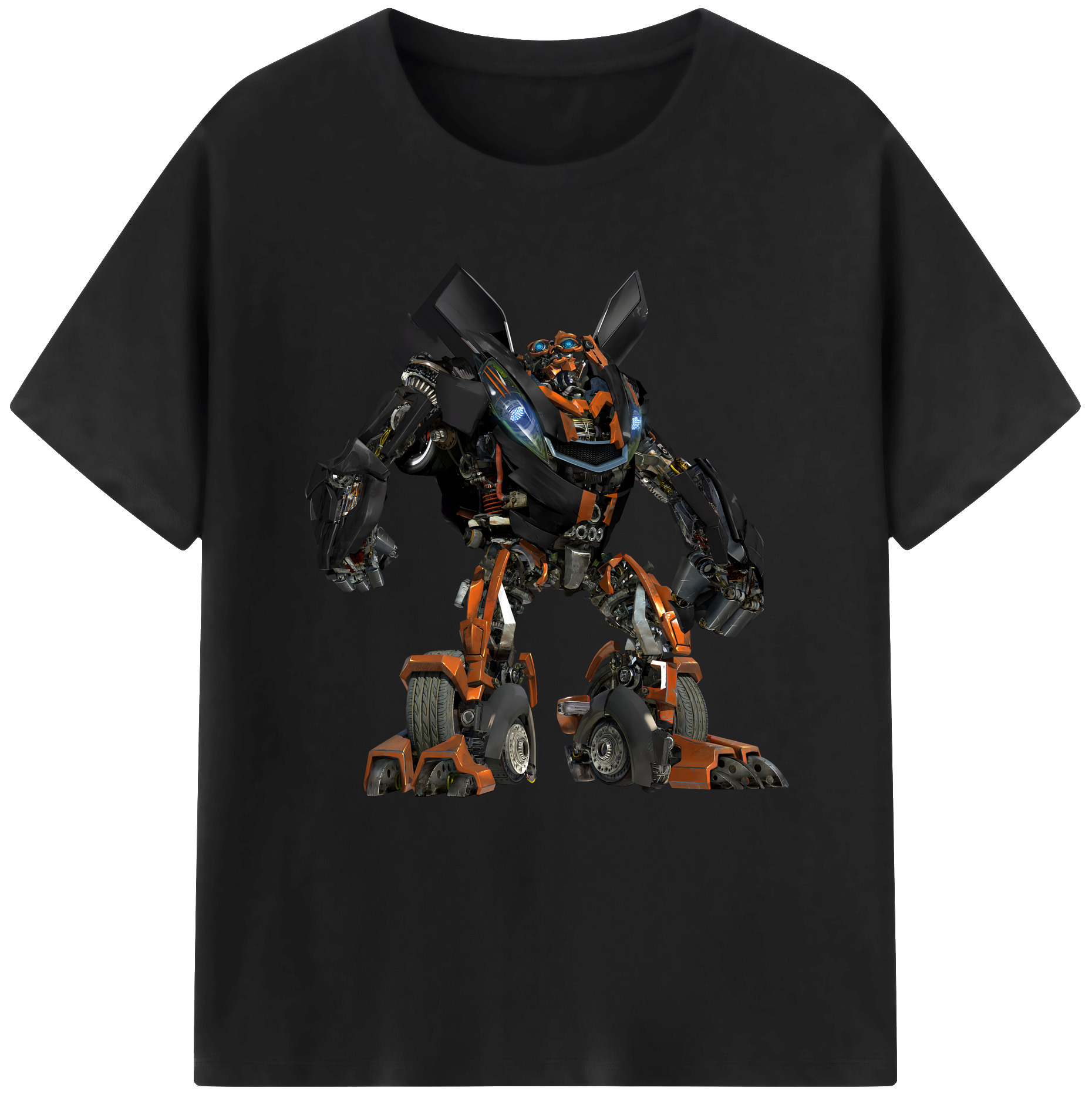 （画像用） Transformers トランスフォーマー 綿100％半袖Tシャツ（フロントプリント）