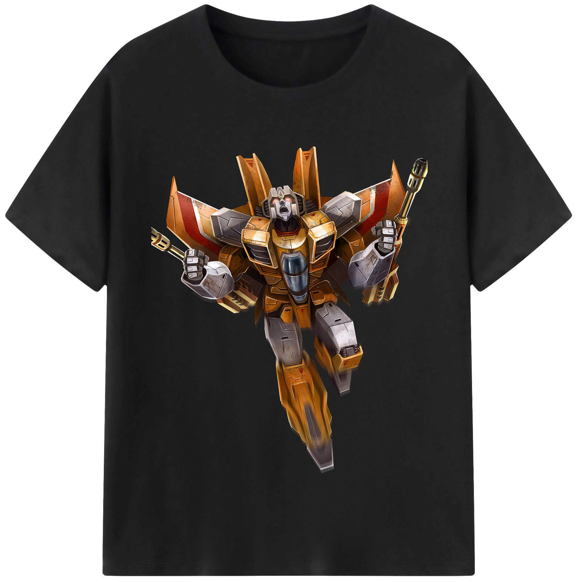 （画像用） Transformers トランスフォーマー 綿100％半袖Tシャツ（フロントプリント）