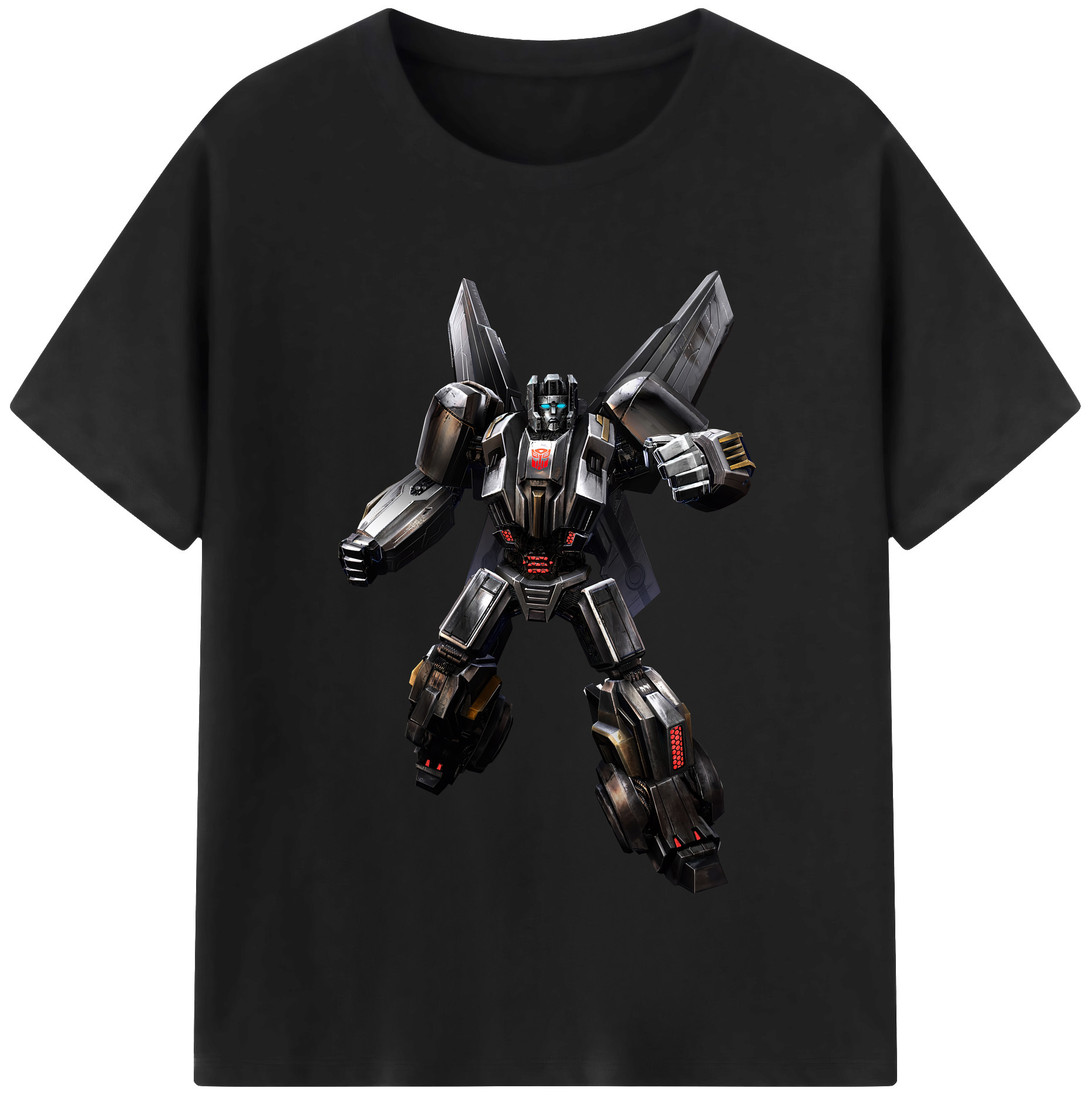（画像用） Transformers トランスフォーマー 綿100％半袖Tシャツ（フロントプリント）