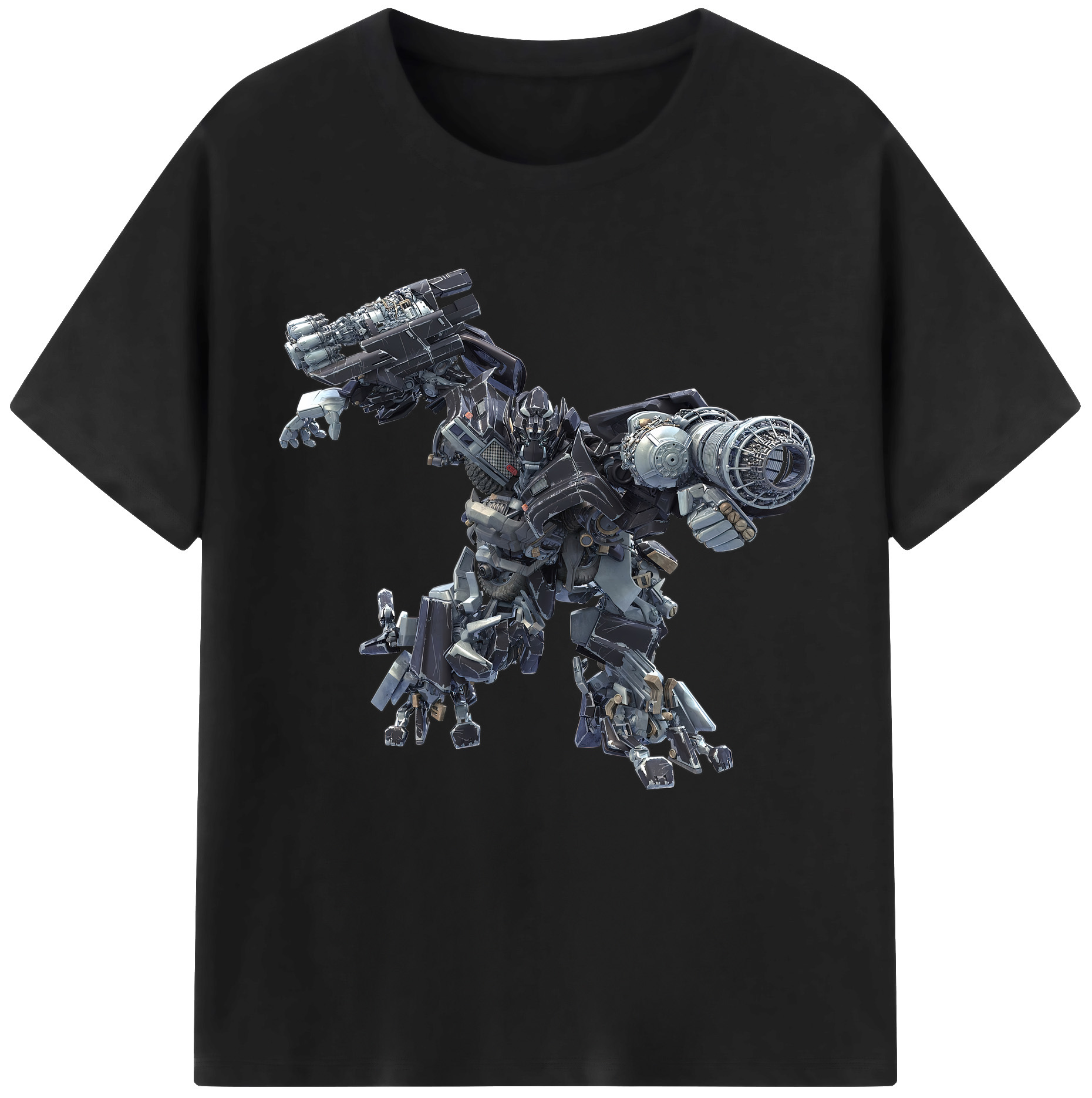 （画像用） Transformers トランスフォーマー 綿100％半袖Tシャツ（フロントプリント）