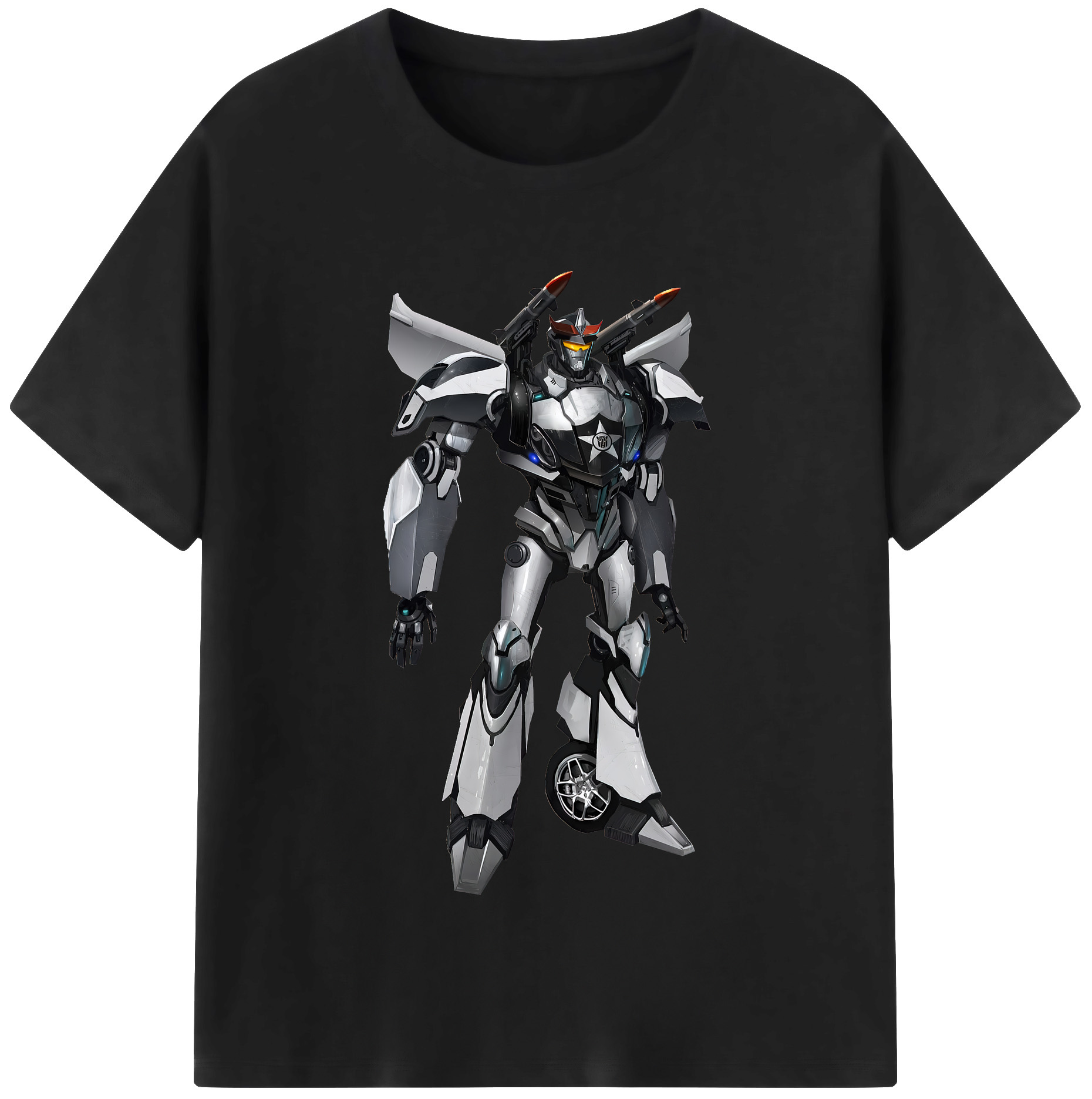 （画像用） Transformers トランスフォーマー 綿100％半袖Tシャツ（フロントプリント）