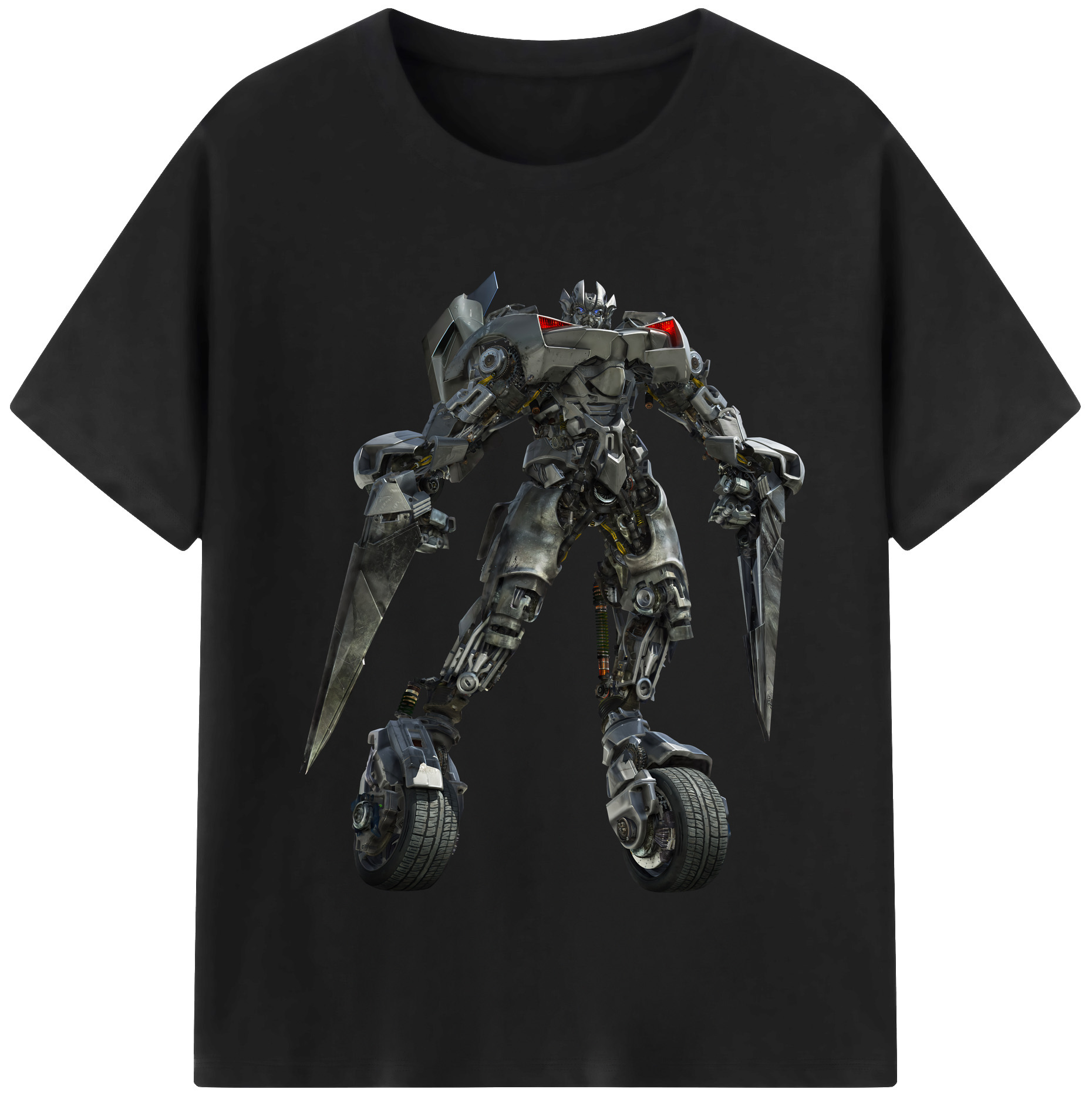 （画像用） Transformers トランスフォーマー 綿100％半袖Tシャツ（フロントプリント）