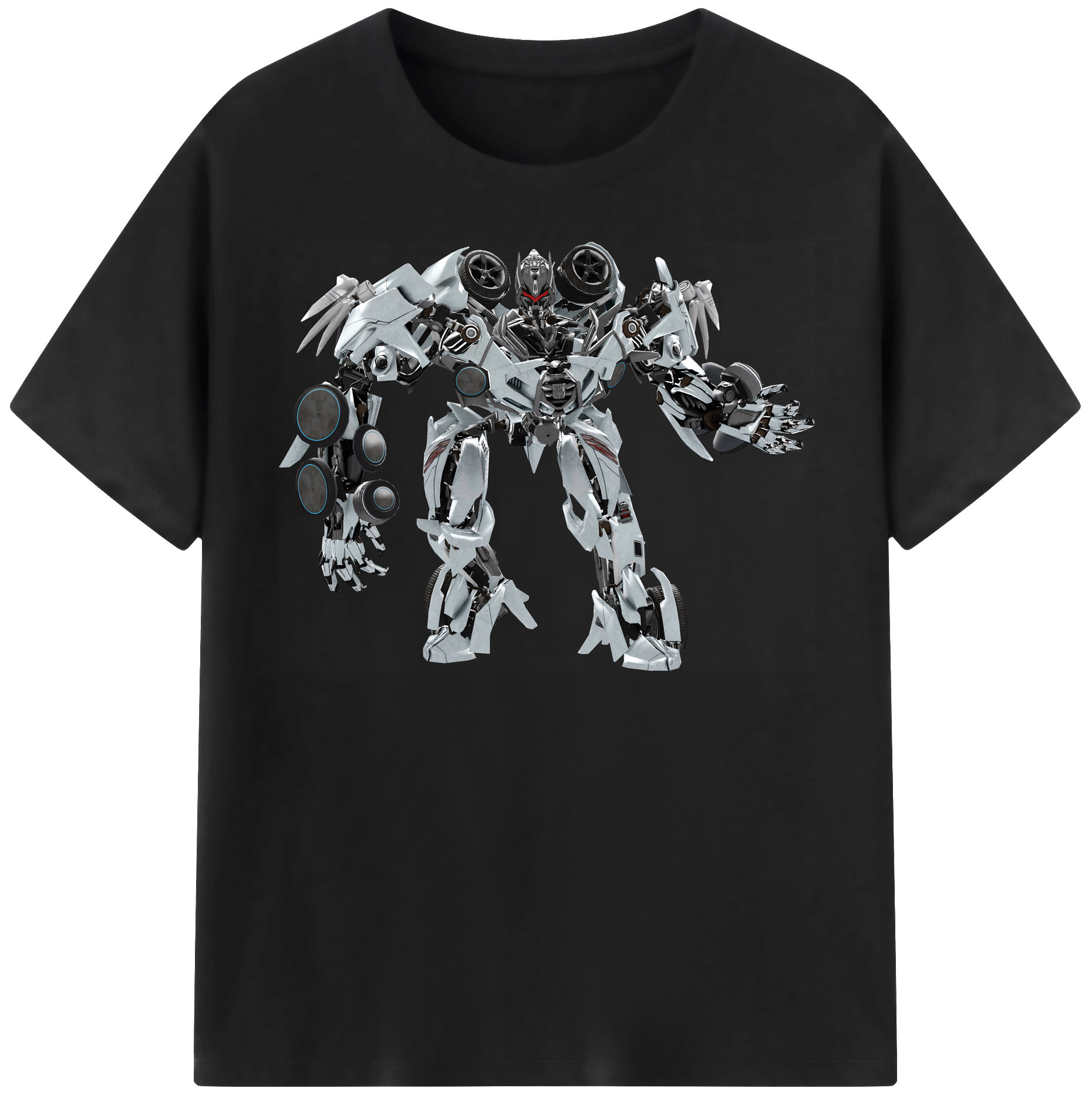 （画像用） Transformers トランスフォーマー 綿100％半袖Tシャツ（フロントプリント）