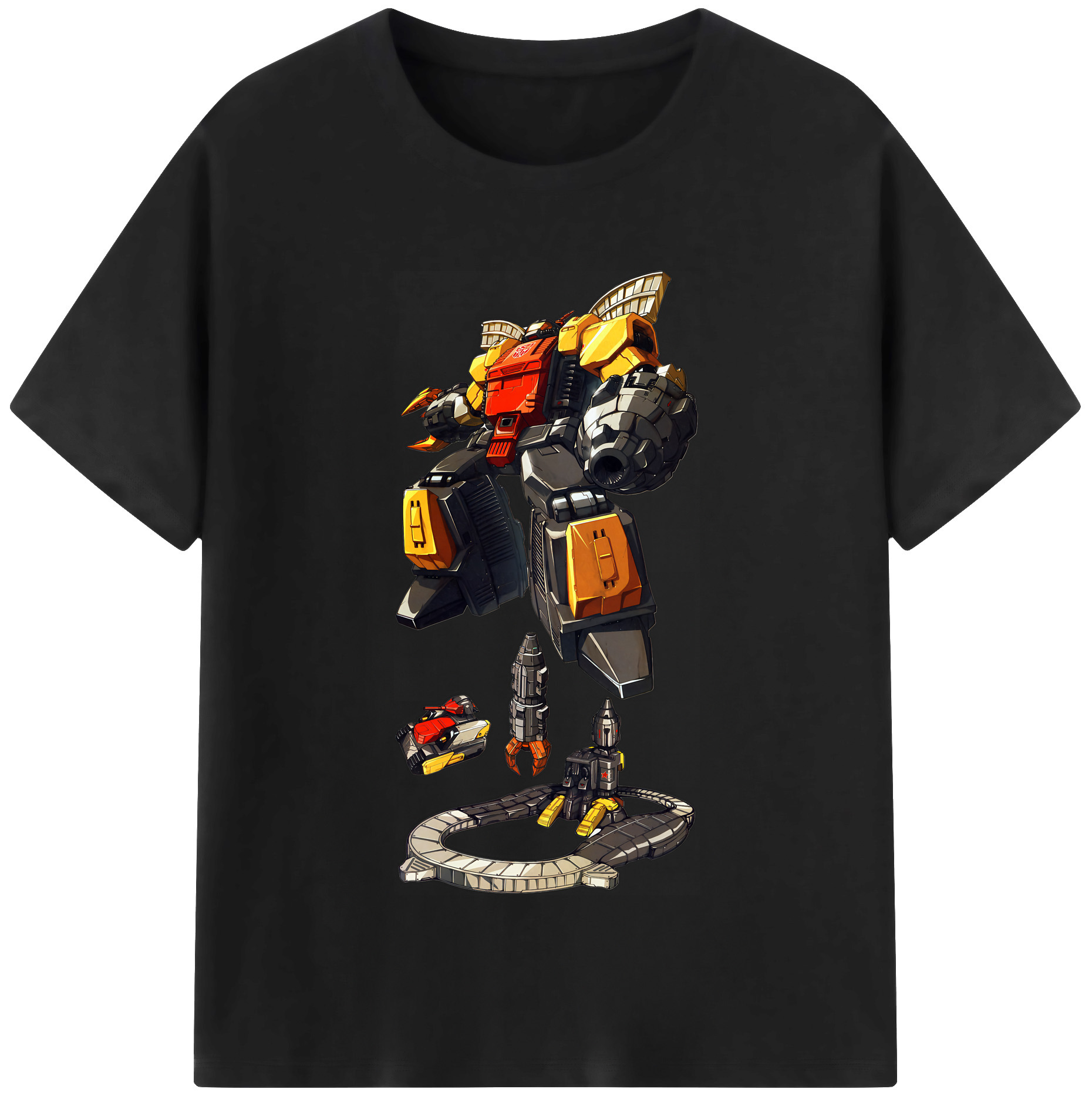 （画像用） Transformers トランスフォーマー 綿100％半袖Tシャツ（フロントプリント）