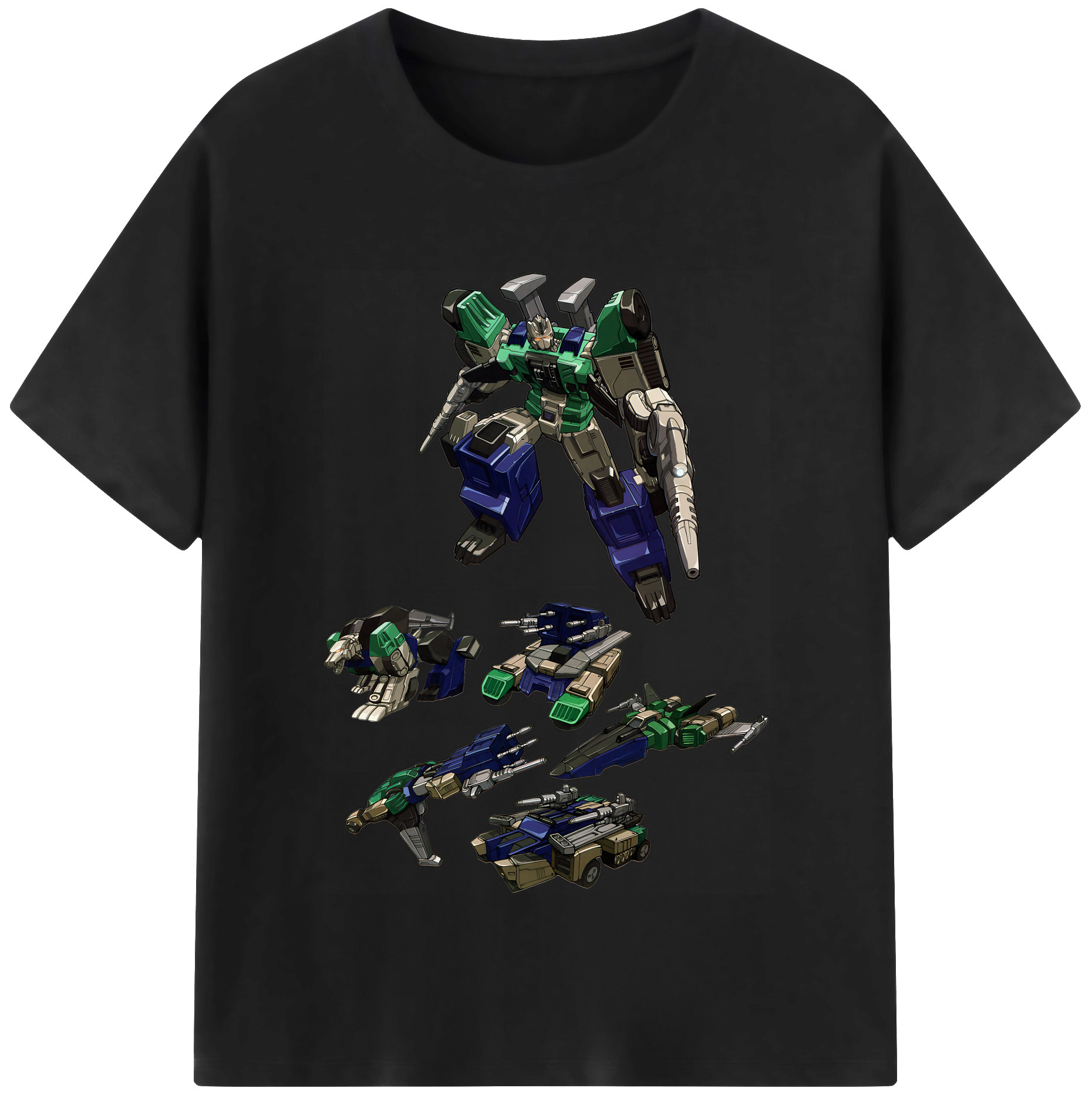 （画像用） Transformers トランスフォーマー 綿100％半袖Tシャツ（フロントプリント）