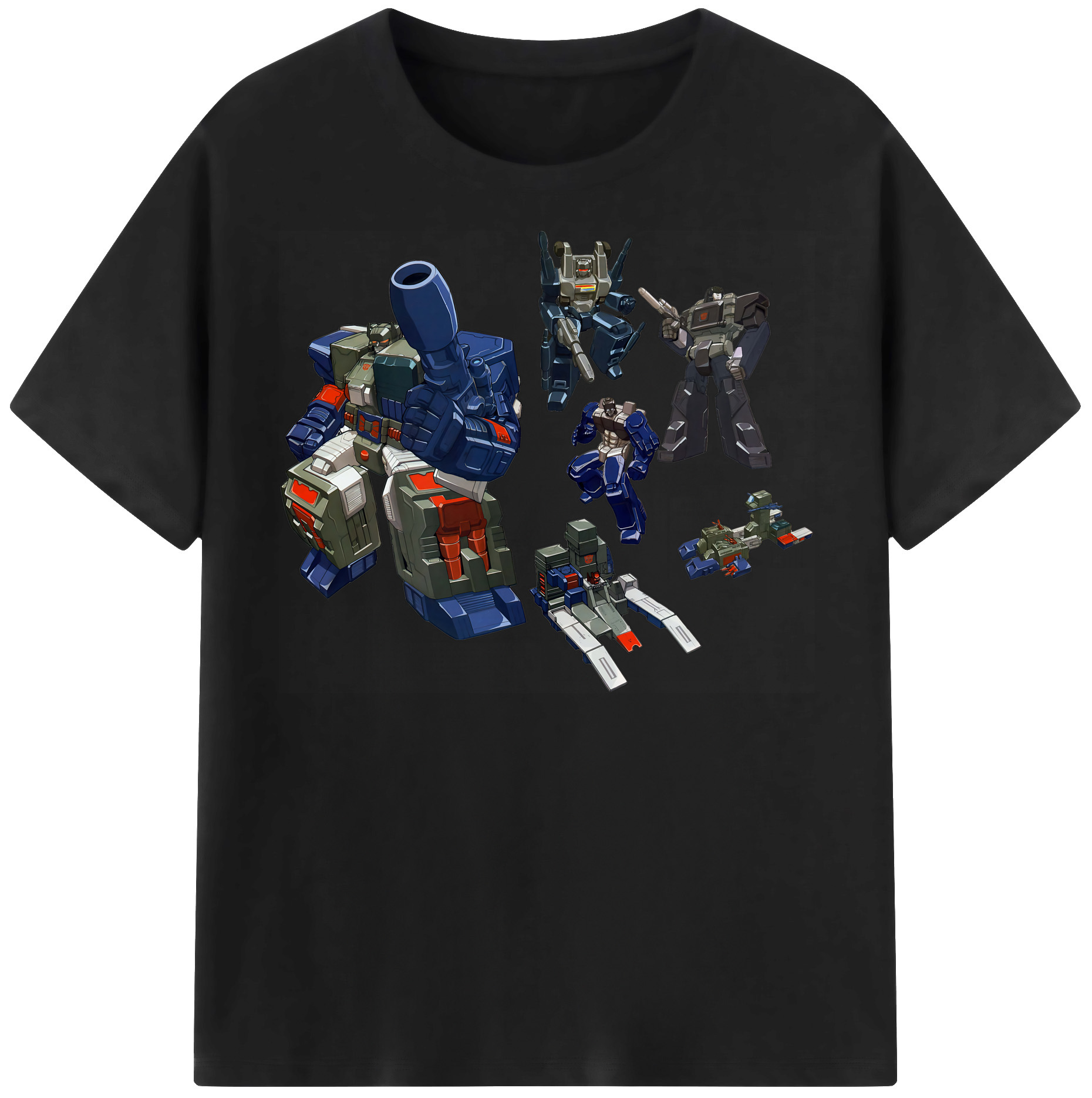 （画像用） Transformers トランスフォーマー 綿100％半袖Tシャツ（フロントプリント）