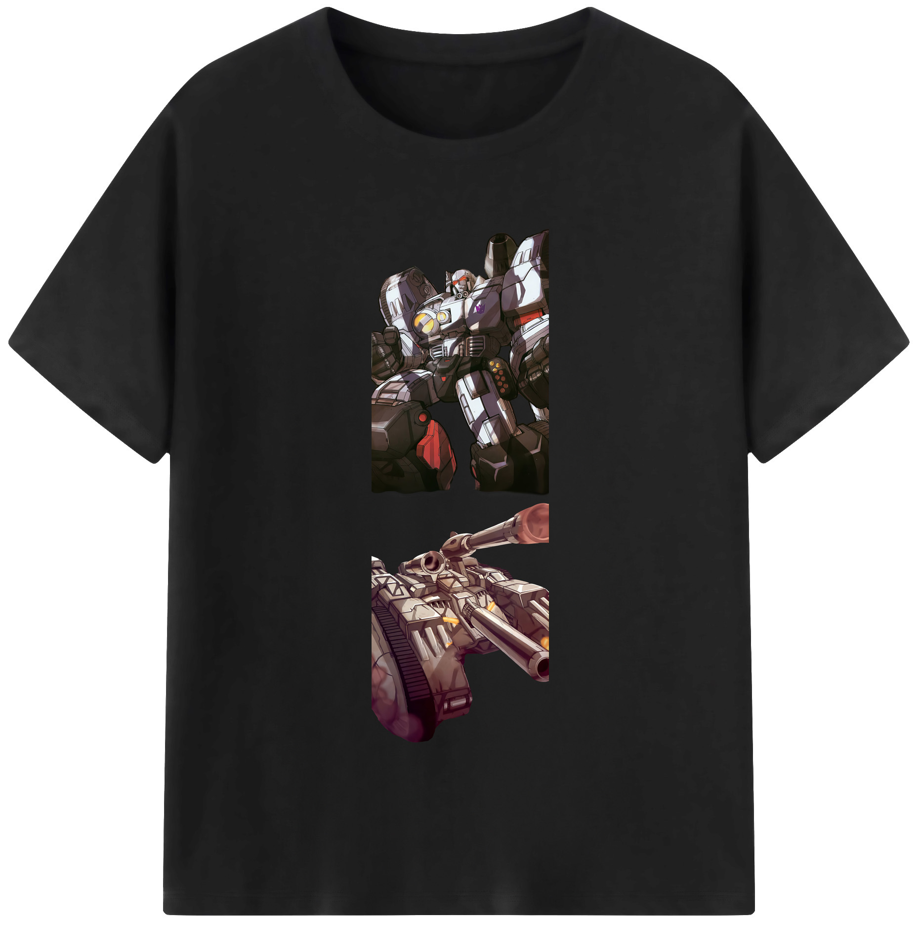 （画像用） Transformers トランスフォーマー 綿100％半袖Tシャツ（フロントプリント）