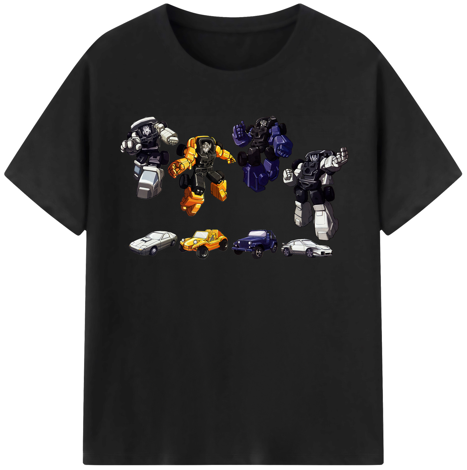 （画像用） Transformers トランスフォーマー 綿100％半袖Tシャツ（フロントプリント）