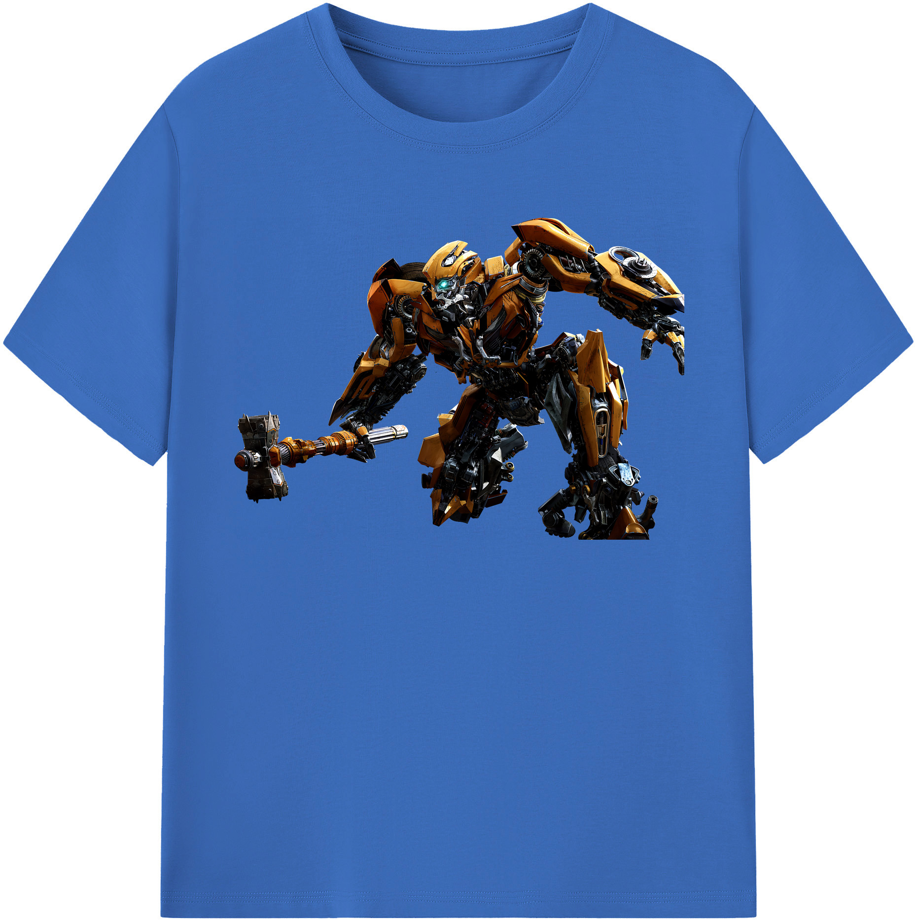（画像用） Transformers トランスフォーマー 綿100％半袖Tシャツ（フロントプリント）
