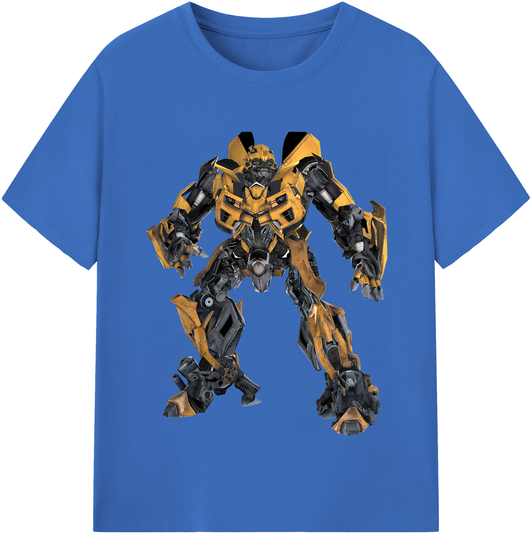 （画像用） Transformers トランスフォーマー 綿100％半袖Tシャツ（フロントプリント）