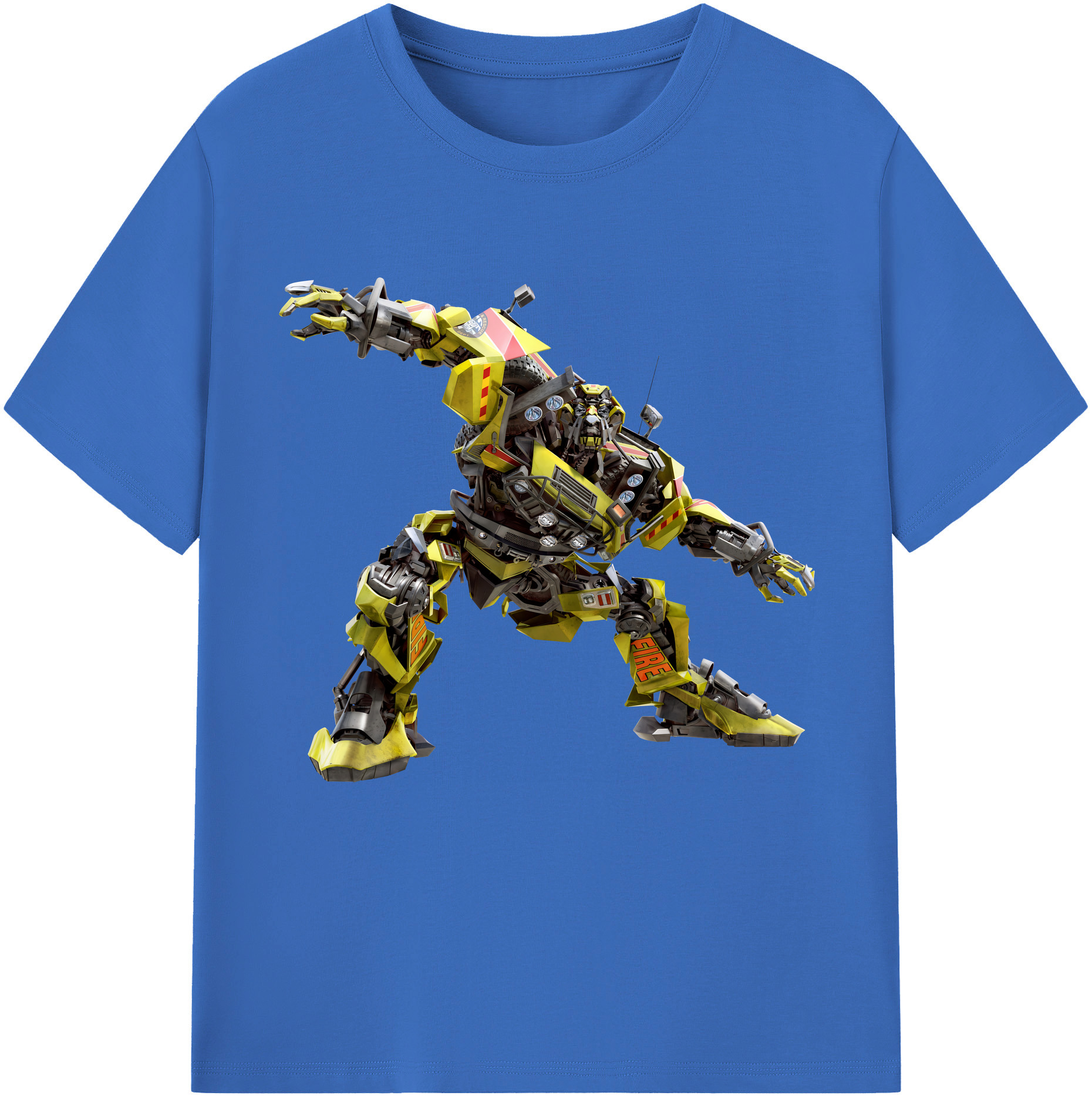 （画像用） Transformers トランスフォーマー 綿100％半袖Tシャツ（フロントプリント）