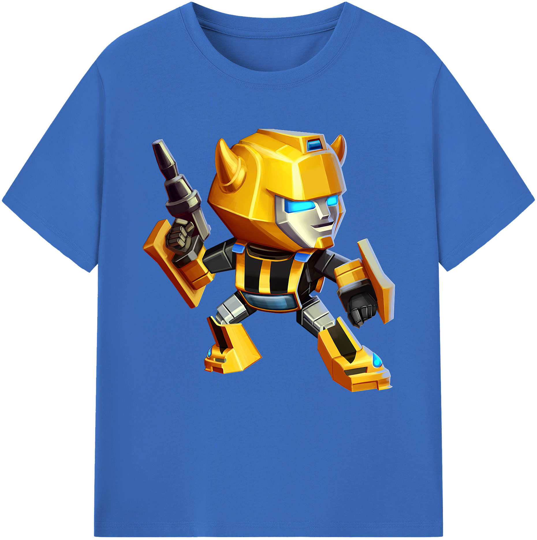 （画像用） Transformers トランスフォーマー 綿100％半袖Tシャツ（フロントプリント）