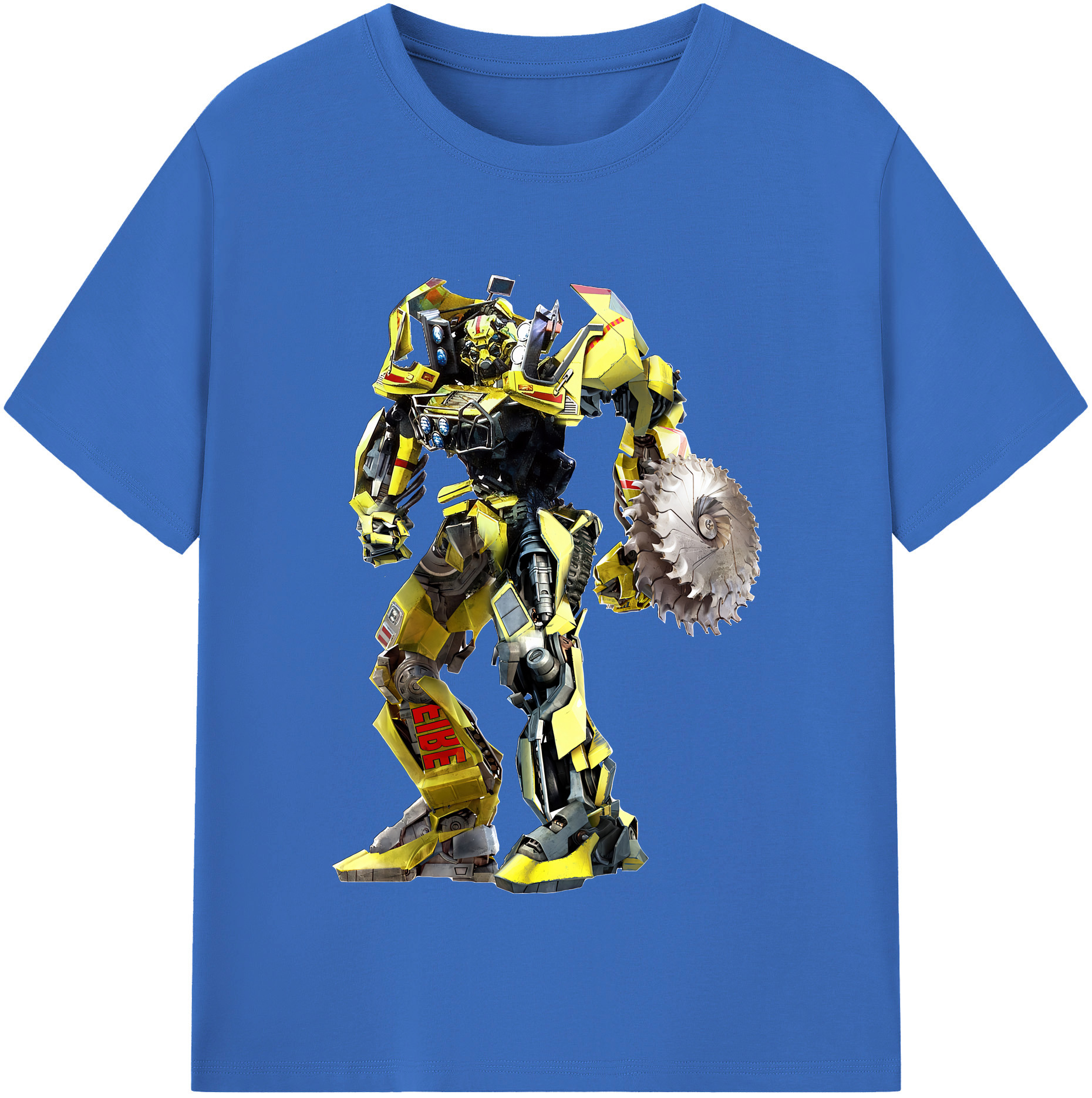 （画像用） Transformers トランスフォーマー 綿100％半袖Tシャツ（フロントプリント）