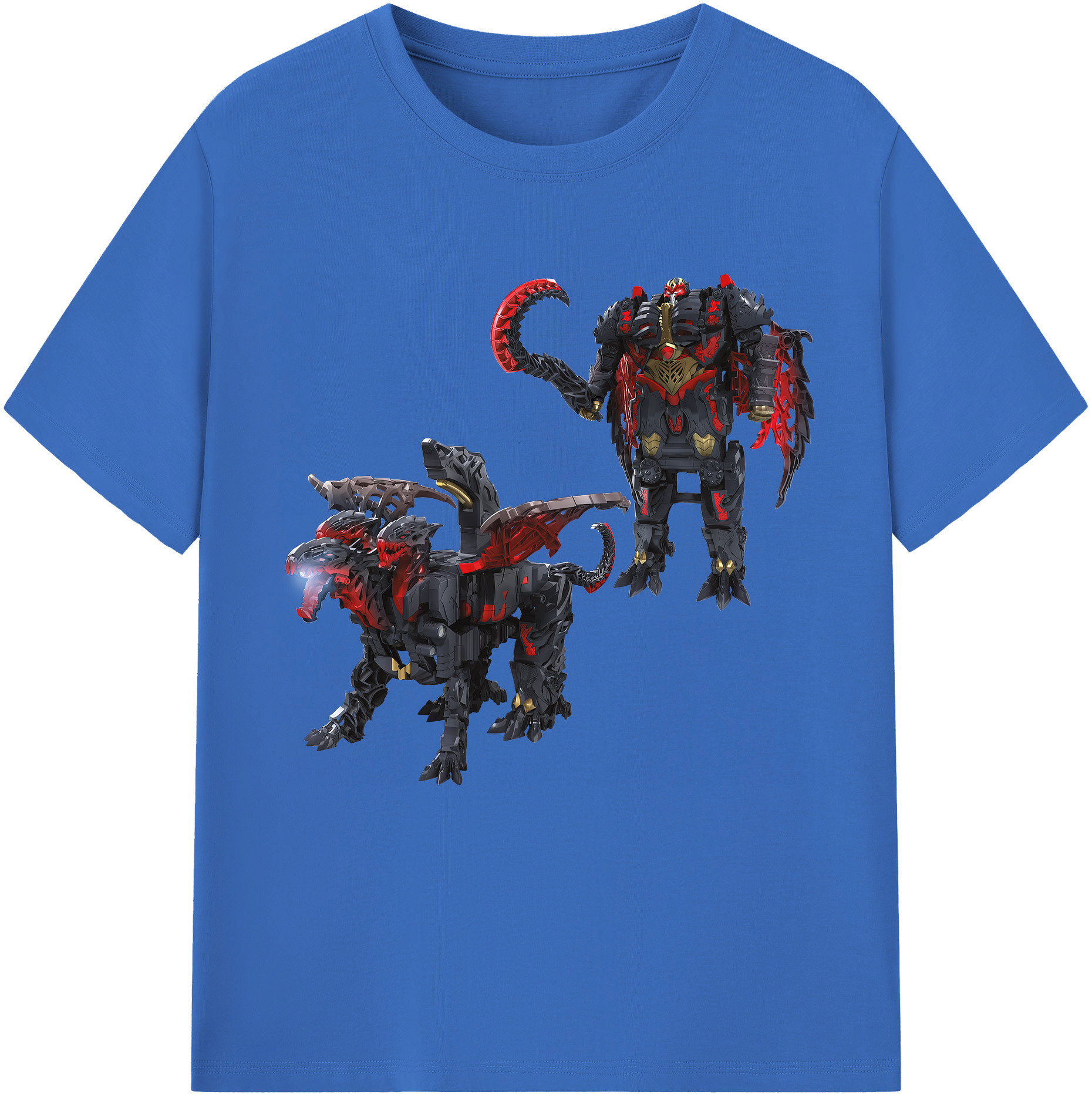 （画像用） Transformers トランスフォーマー 綿100％半袖Tシャツ（フロントプリント）