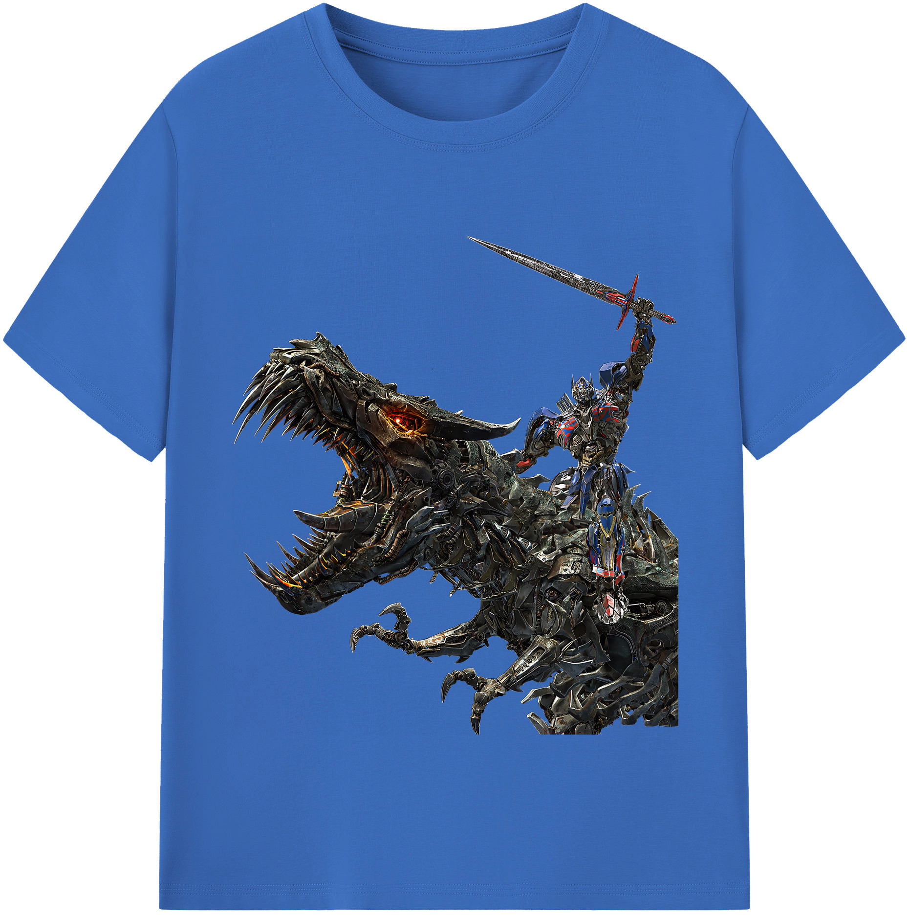 （画像用） Transformers トランスフォーマー 綿100％半袖Tシャツ（フロントプリント）