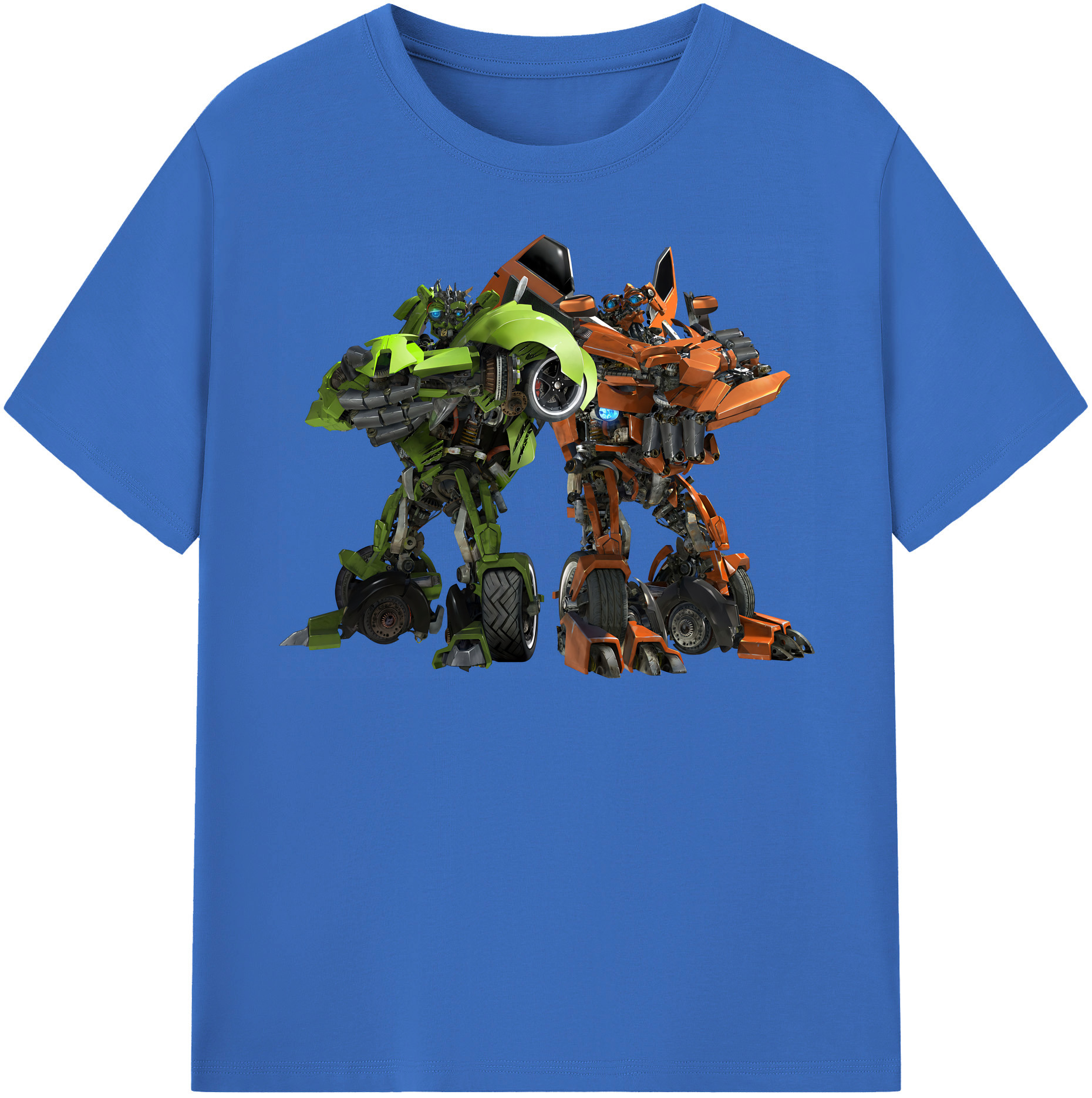 （画像用） Transformers トランスフォーマー 綿100％半袖Tシャツ（フロントプリント）