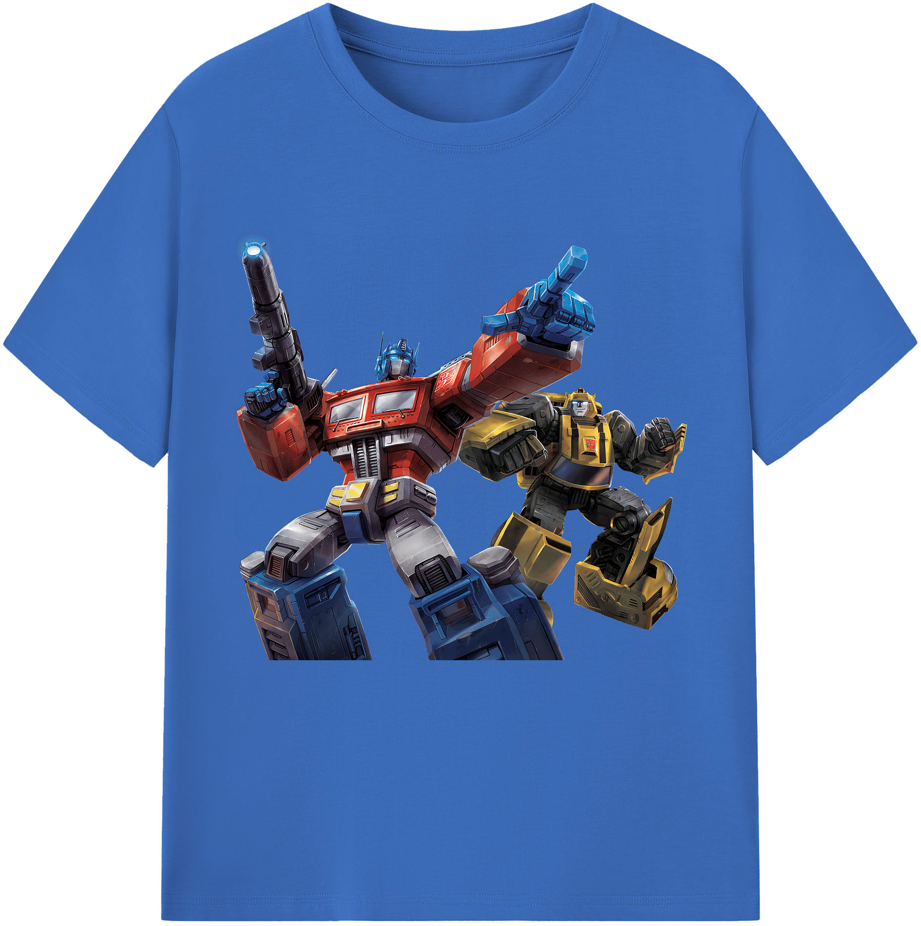 （画像用） Transformers トランスフォーマー 綿100％半袖Tシャツ（フロントプリント）