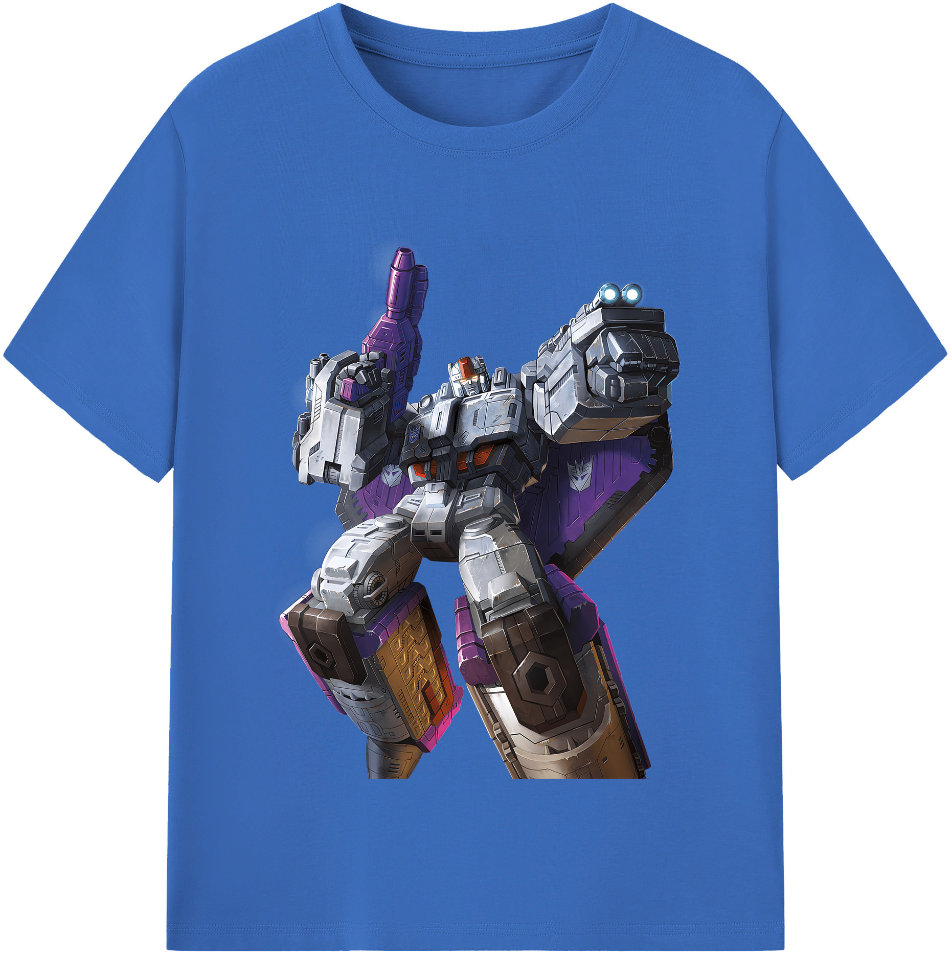 （画像用） Transformers トランスフォーマー 綿100％半袖Tシャツ（フロントプリント）