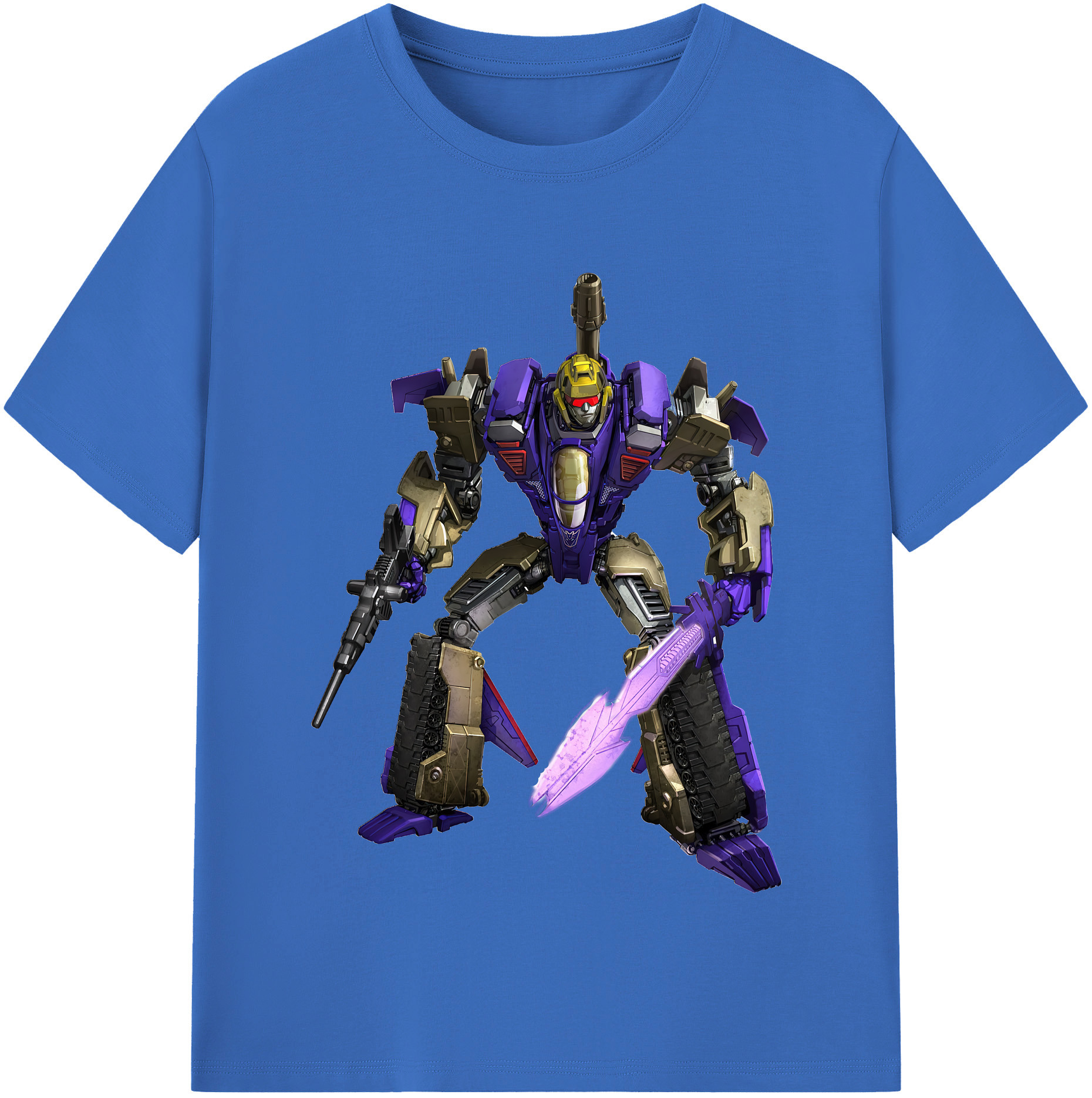 （画像用） Transformers トランスフォーマー 綿100％半袖Tシャツ（フロントプリント）