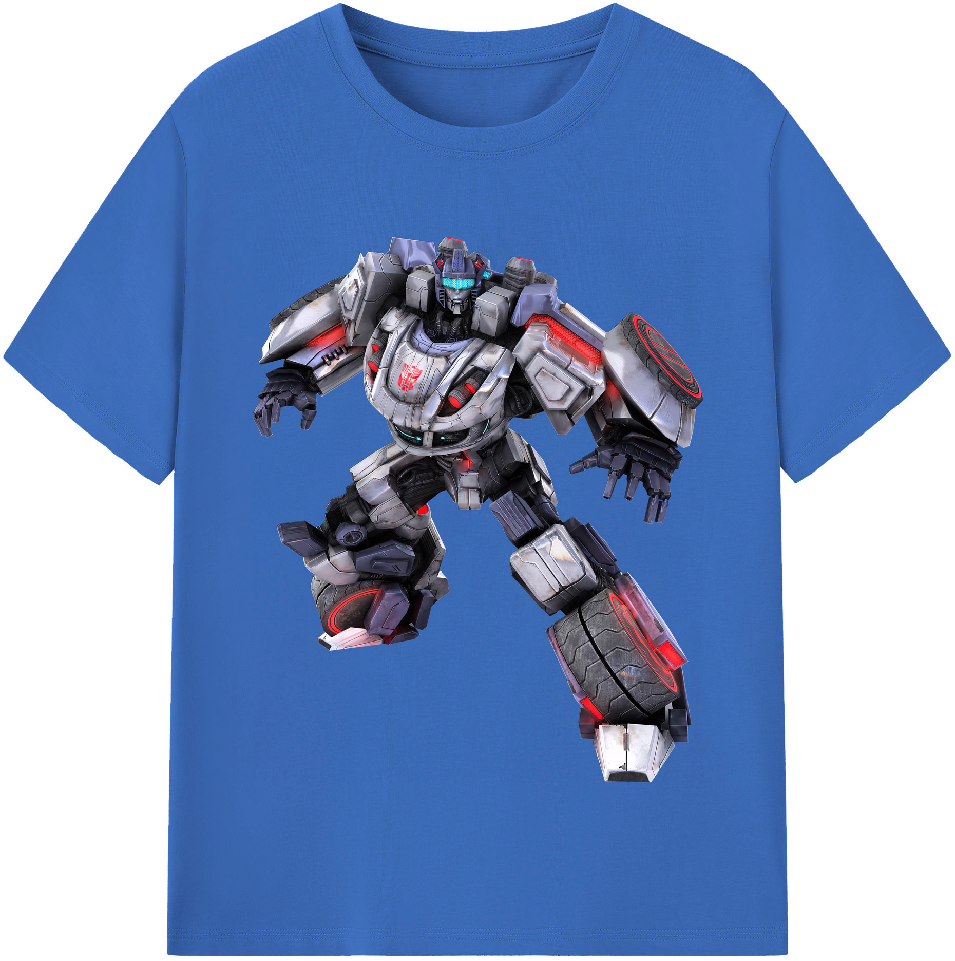 （画像用） Transformers トランスフォーマー 綿100％半袖Tシャツ（フロントプリント）