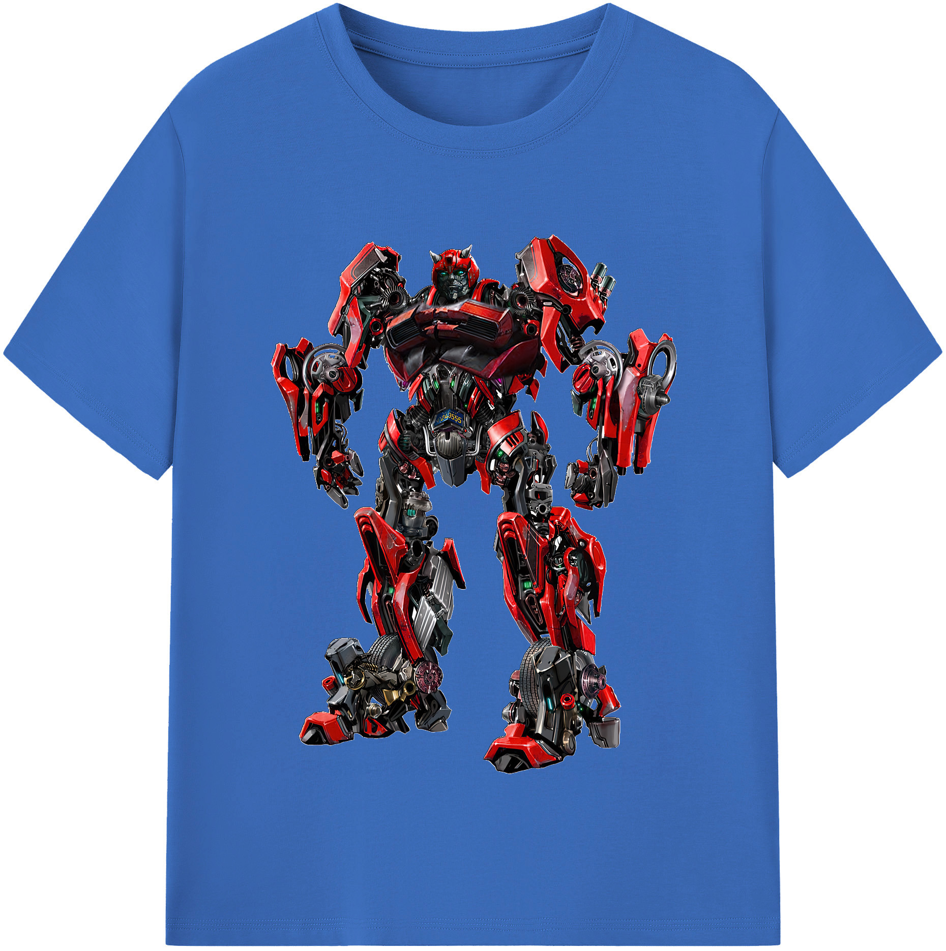 （画像用） Transformers トランスフォーマー 綿100％半袖Tシャツ（フロントプリント）
