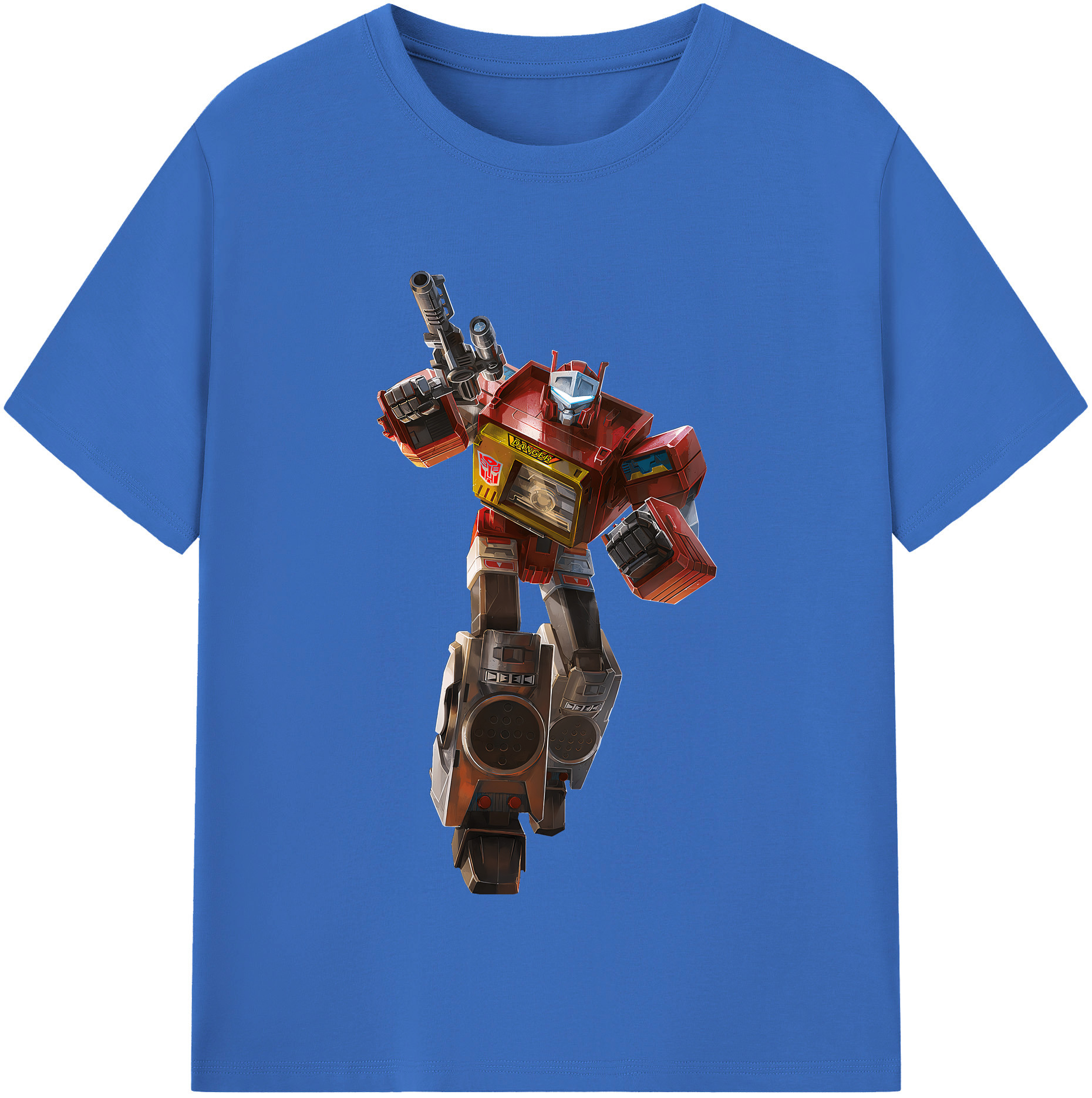 （画像用） Transformers トランスフォーマー 綿100％半袖Tシャツ（フロントプリント）