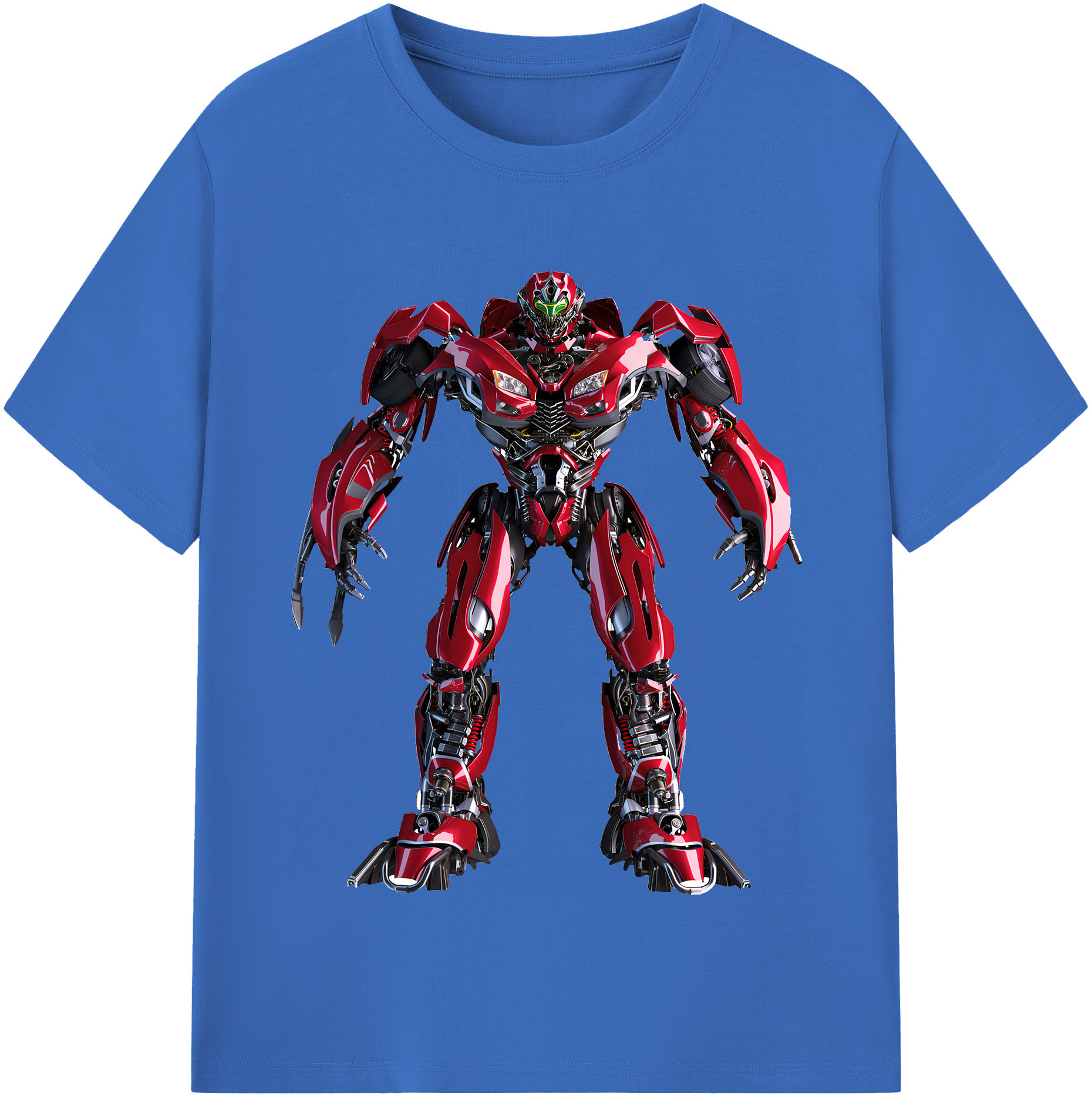 （画像用） Transformers トランスフォーマー 綿100％半袖Tシャツ（フロントプリント）
