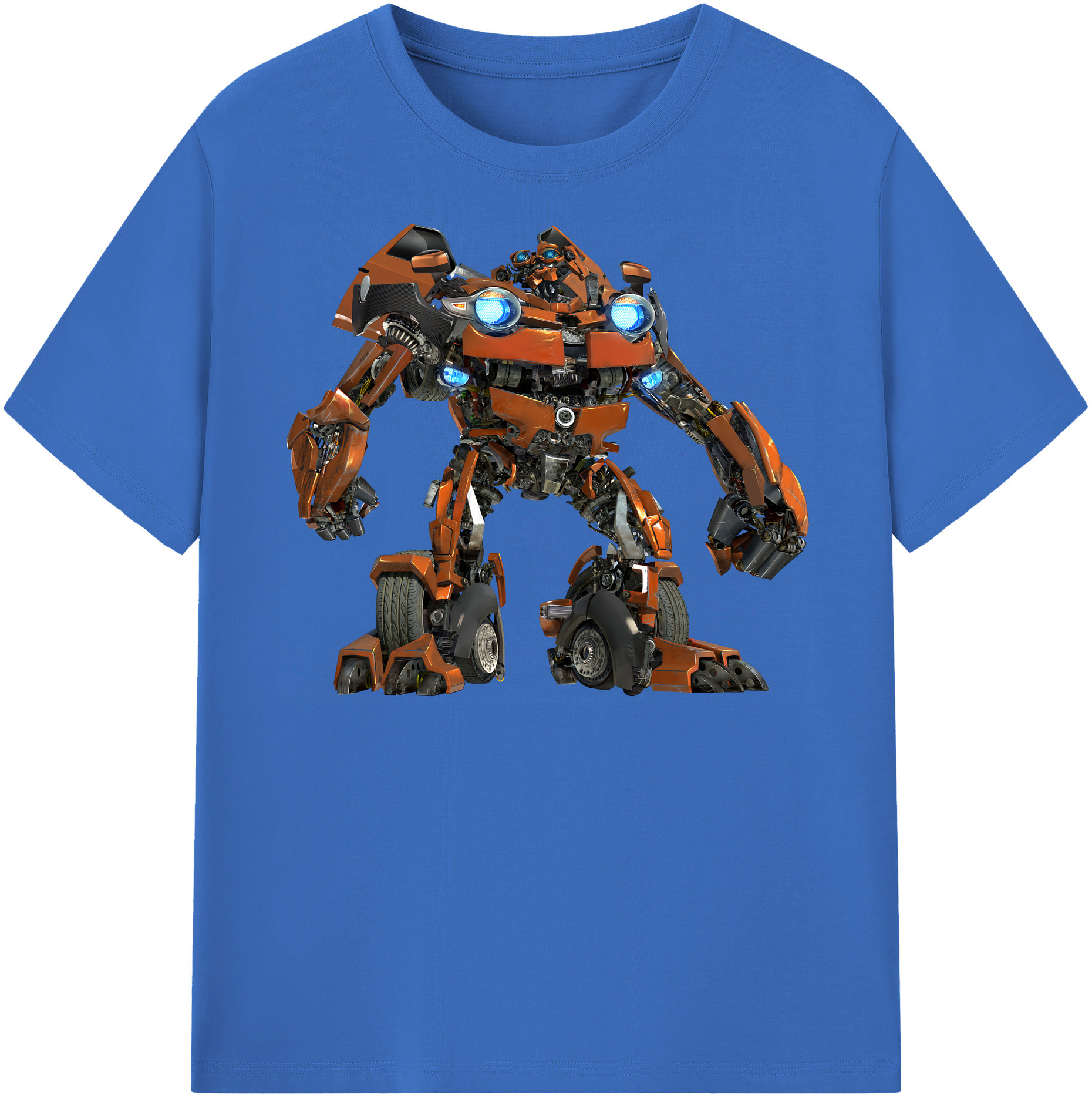 （画像用） Transformers トランスフォーマー 綿100％半袖Tシャツ（フロントプリント）