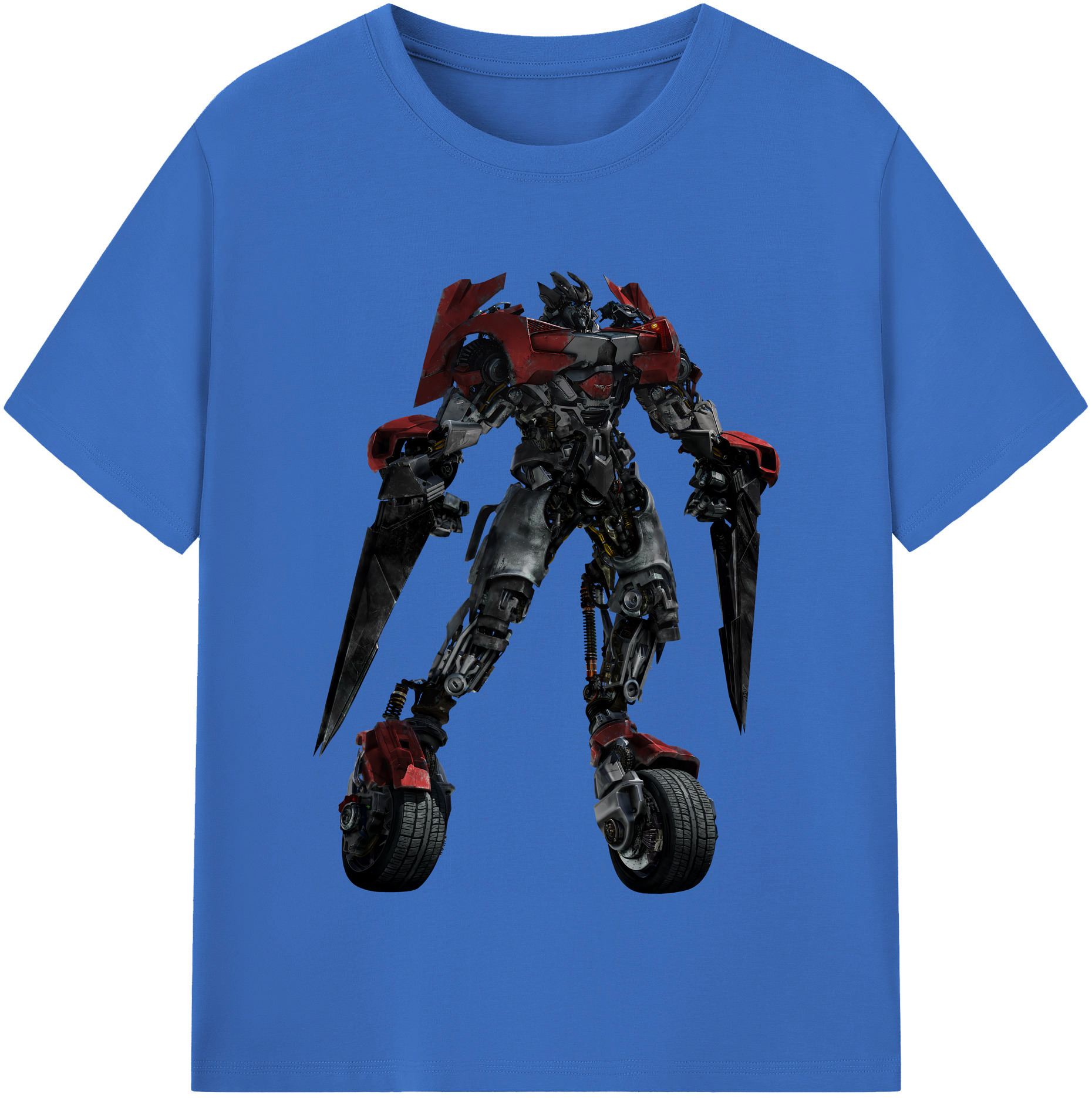 （画像用） Transformers トランスフォーマー 綿100％半袖Tシャツ（フロントプリント）