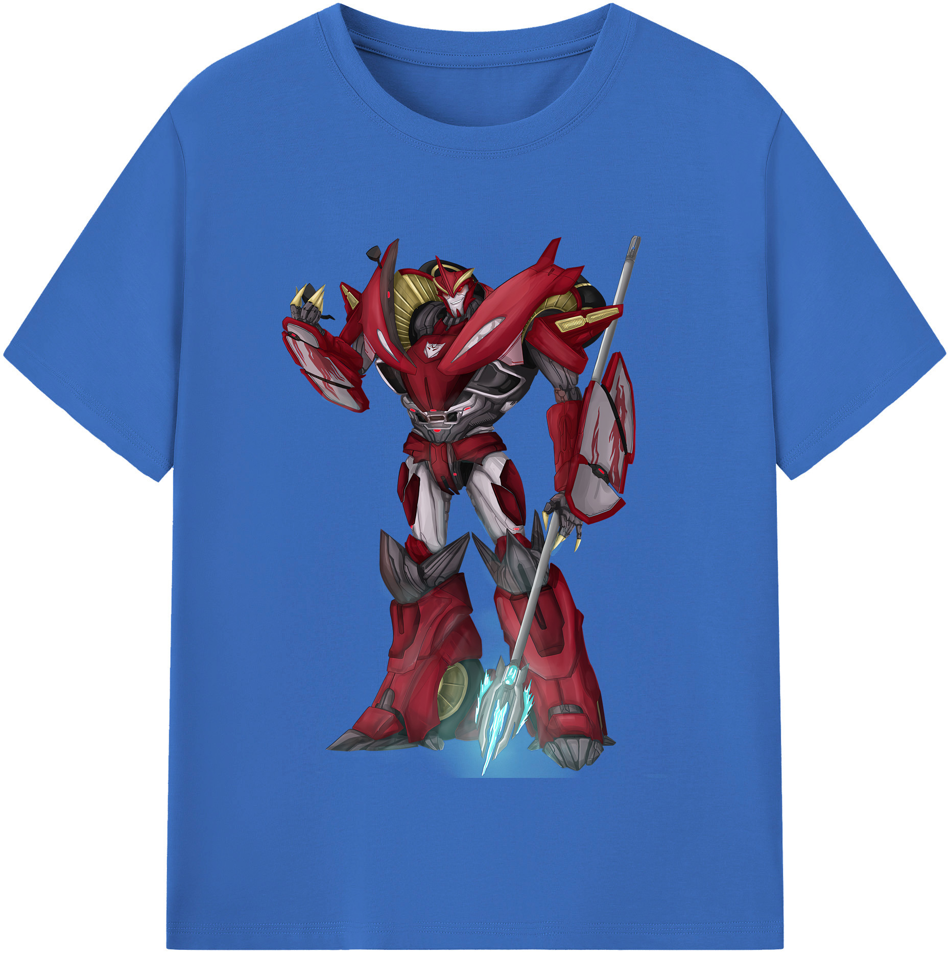 （画像用） Transformers トランスフォーマー 綿100％半袖Tシャツ（フロントプリント）