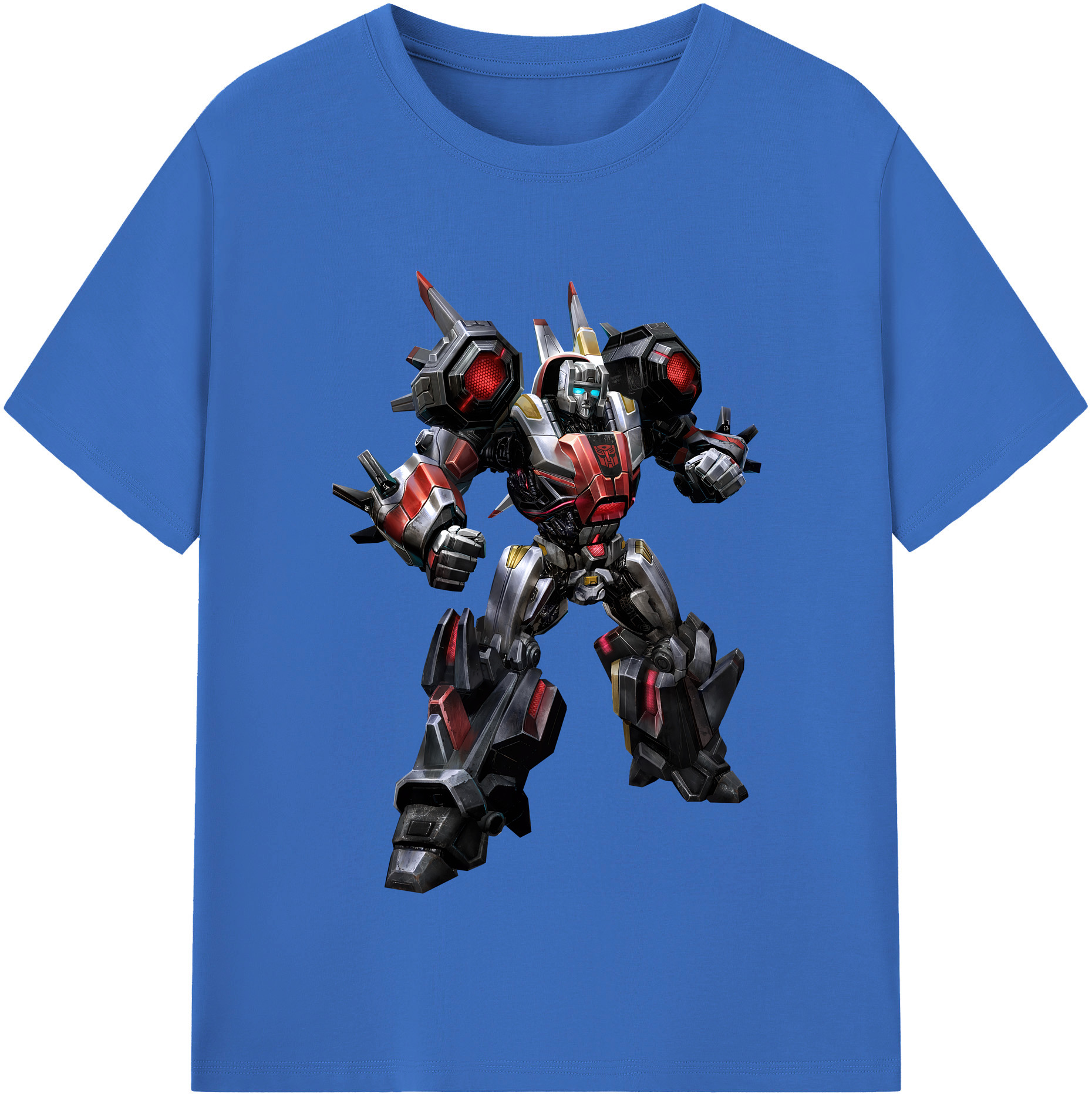 （画像用） Transformers トランスフォーマー 綿100％半袖Tシャツ（フロントプリント）